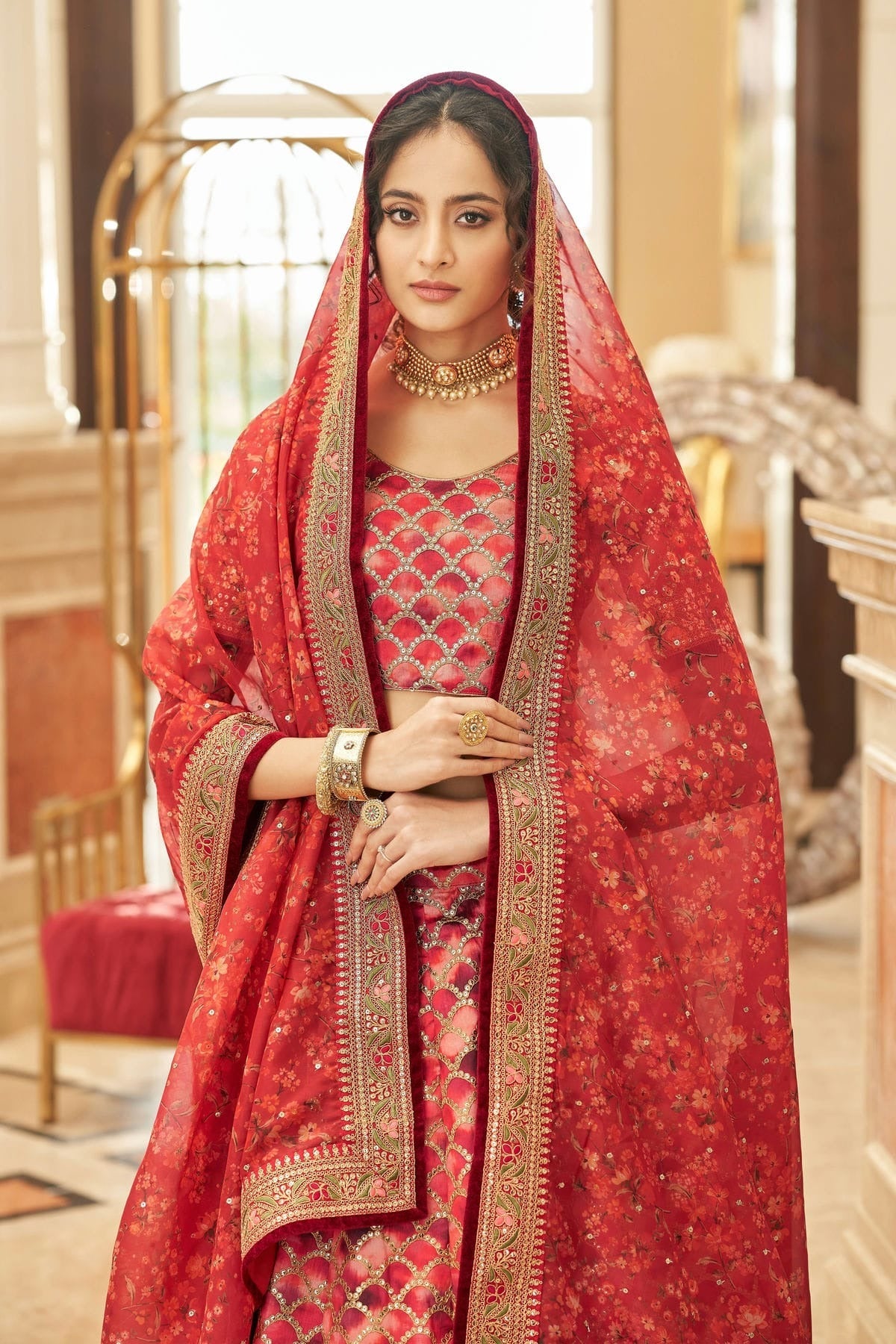 Art Silk Embroidery A Line Lehenga Choli LC1010174 A