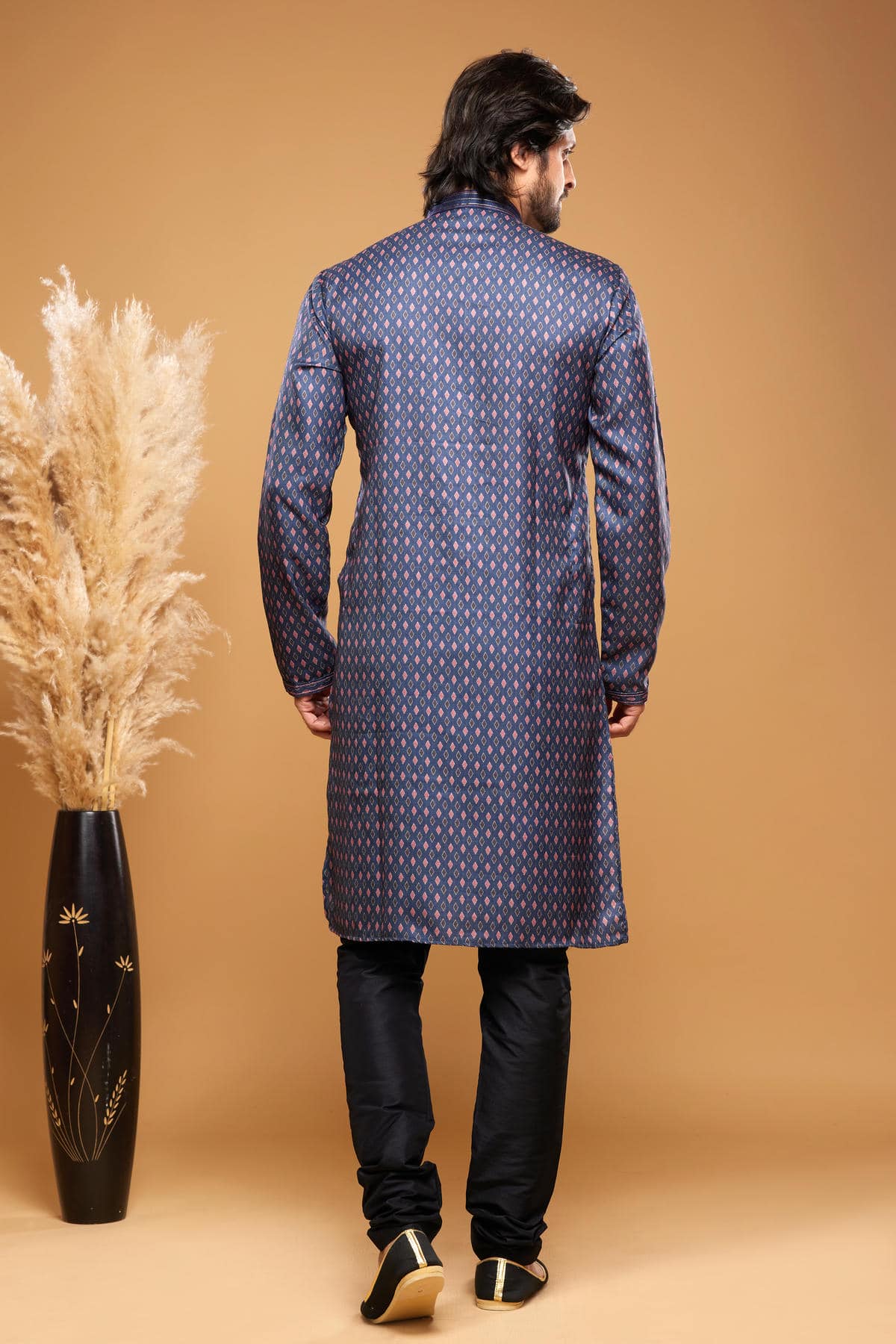 Art Silk Kurta Pajama In Blue colour KP1230441 D