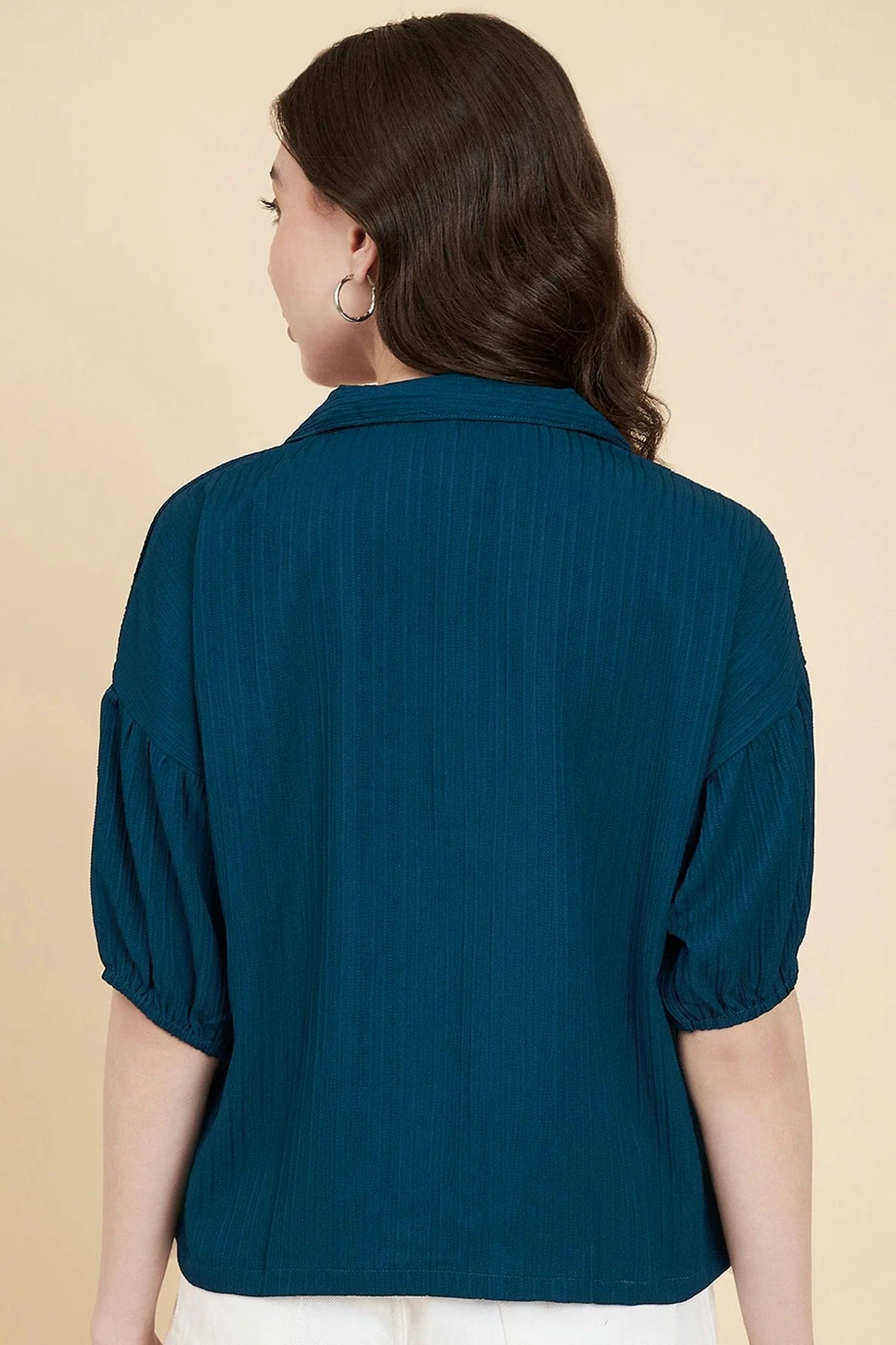 Blue Colour Boxy Readymade Top TP1110819 A