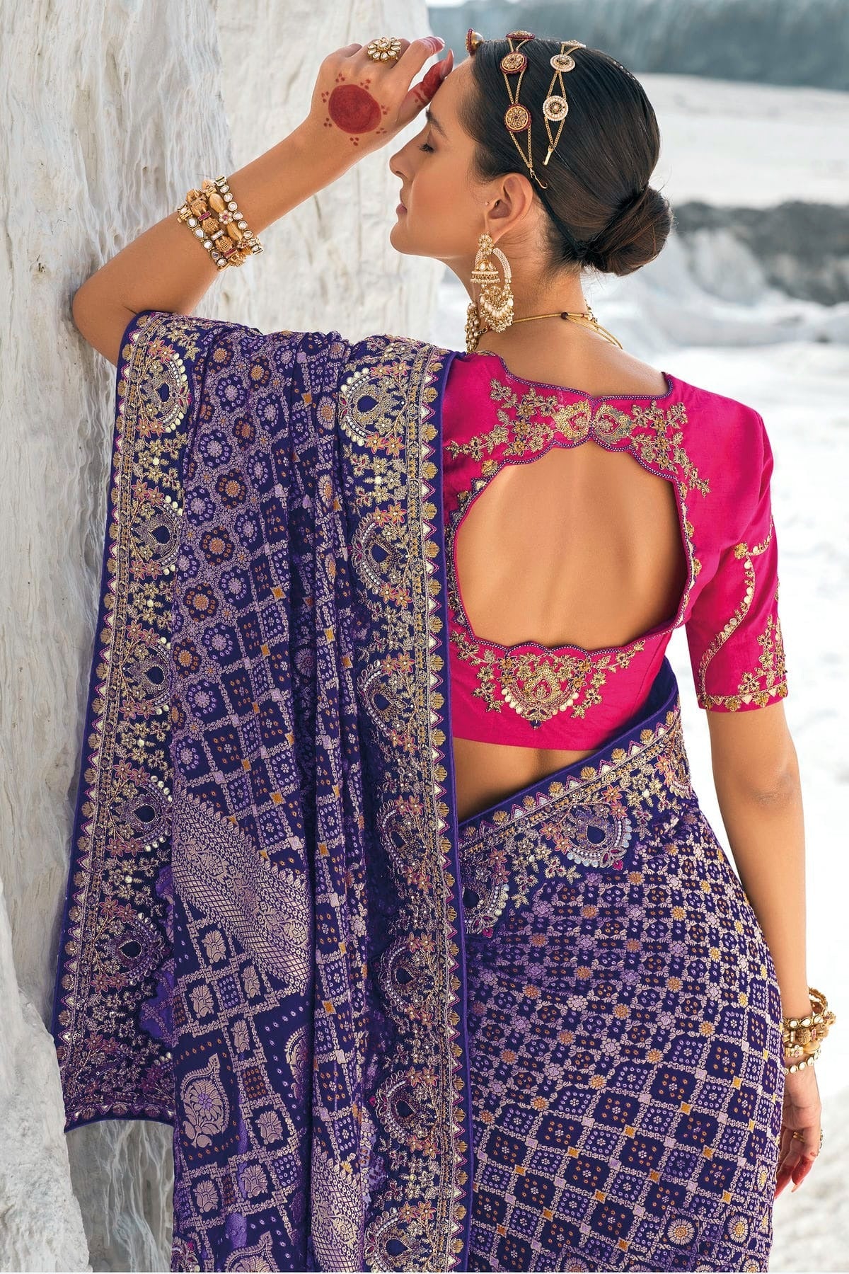 Blue Colour Georgette Designer Saree SD1290162 A