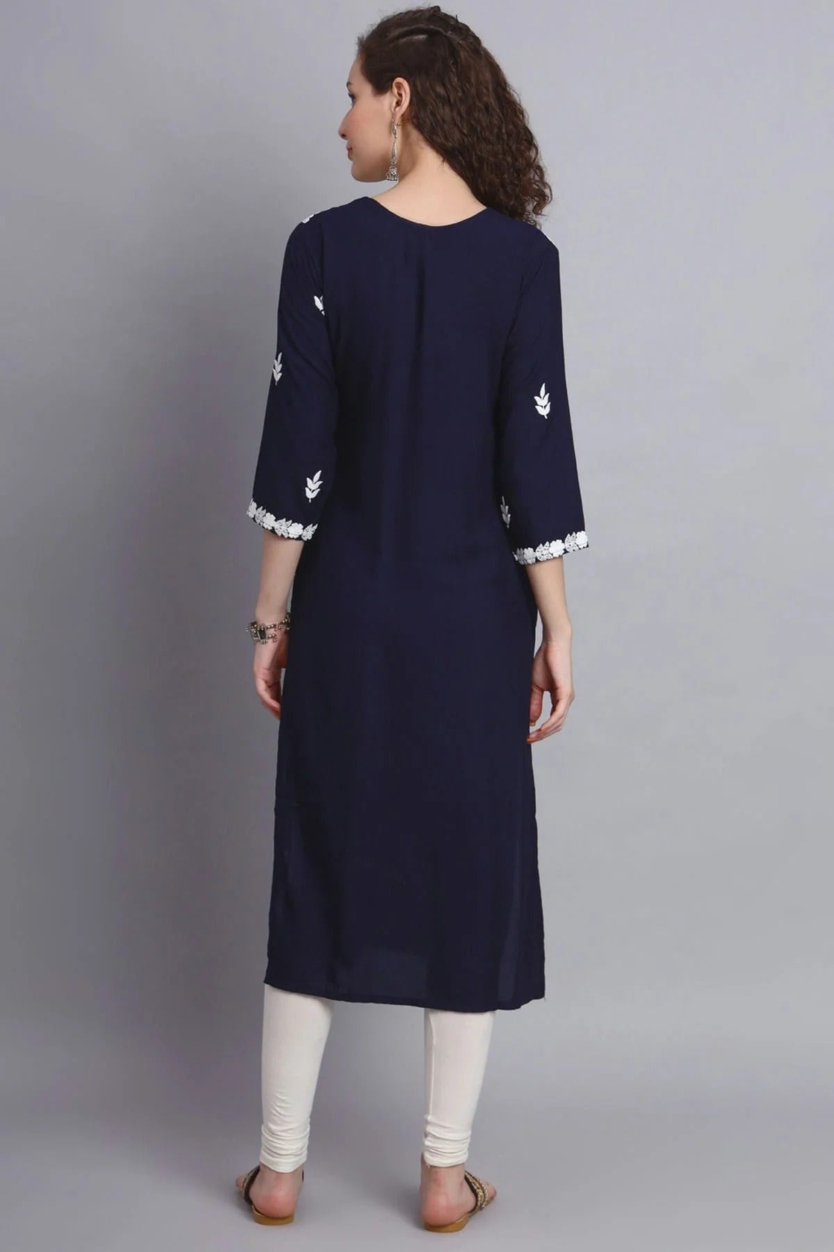 Blue Colour Rayon Kurti KR1111147 A