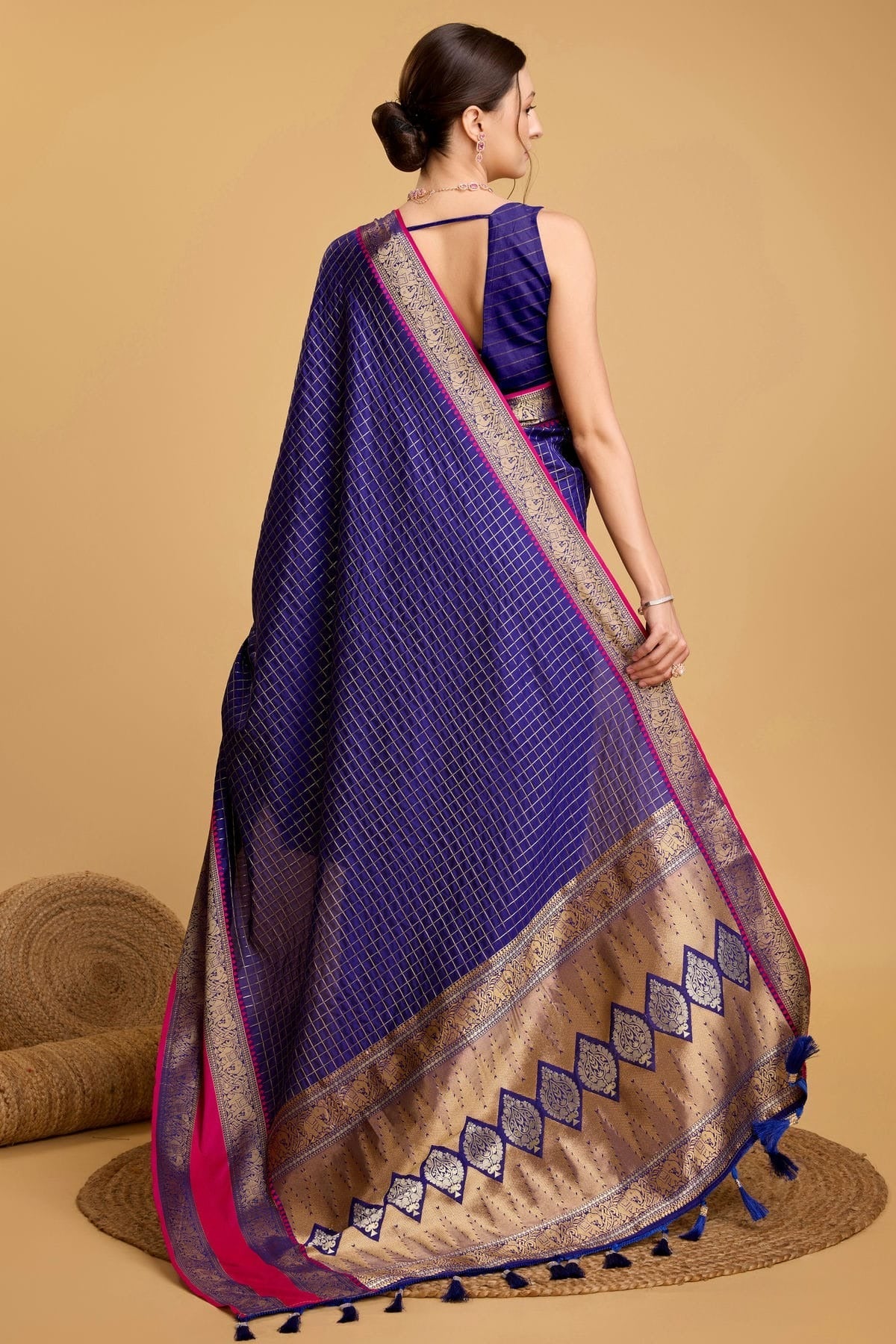 Blue Colour Silk Saree SD1110086 A