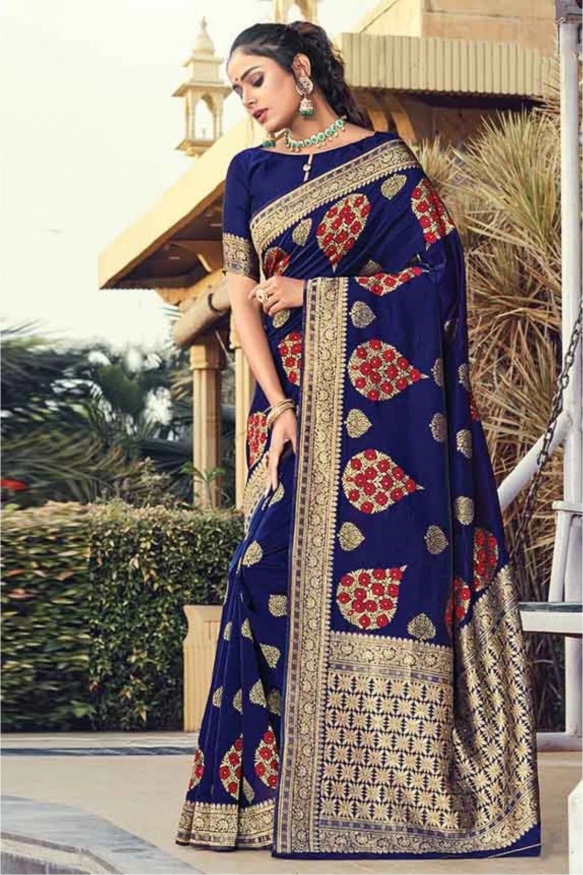 Blue Colour Silk Traditional Saree SD1100119