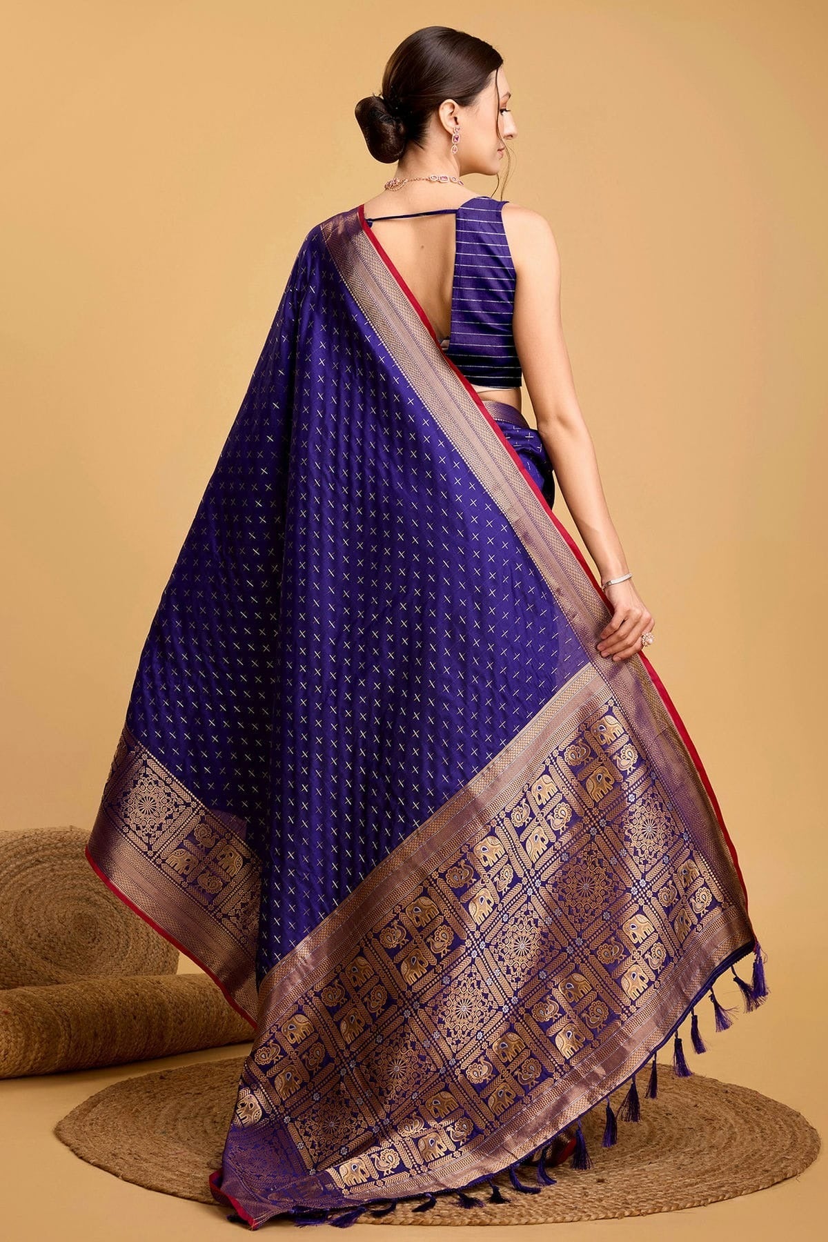 Blue Colour Soft Silk Saree SD1110061 A