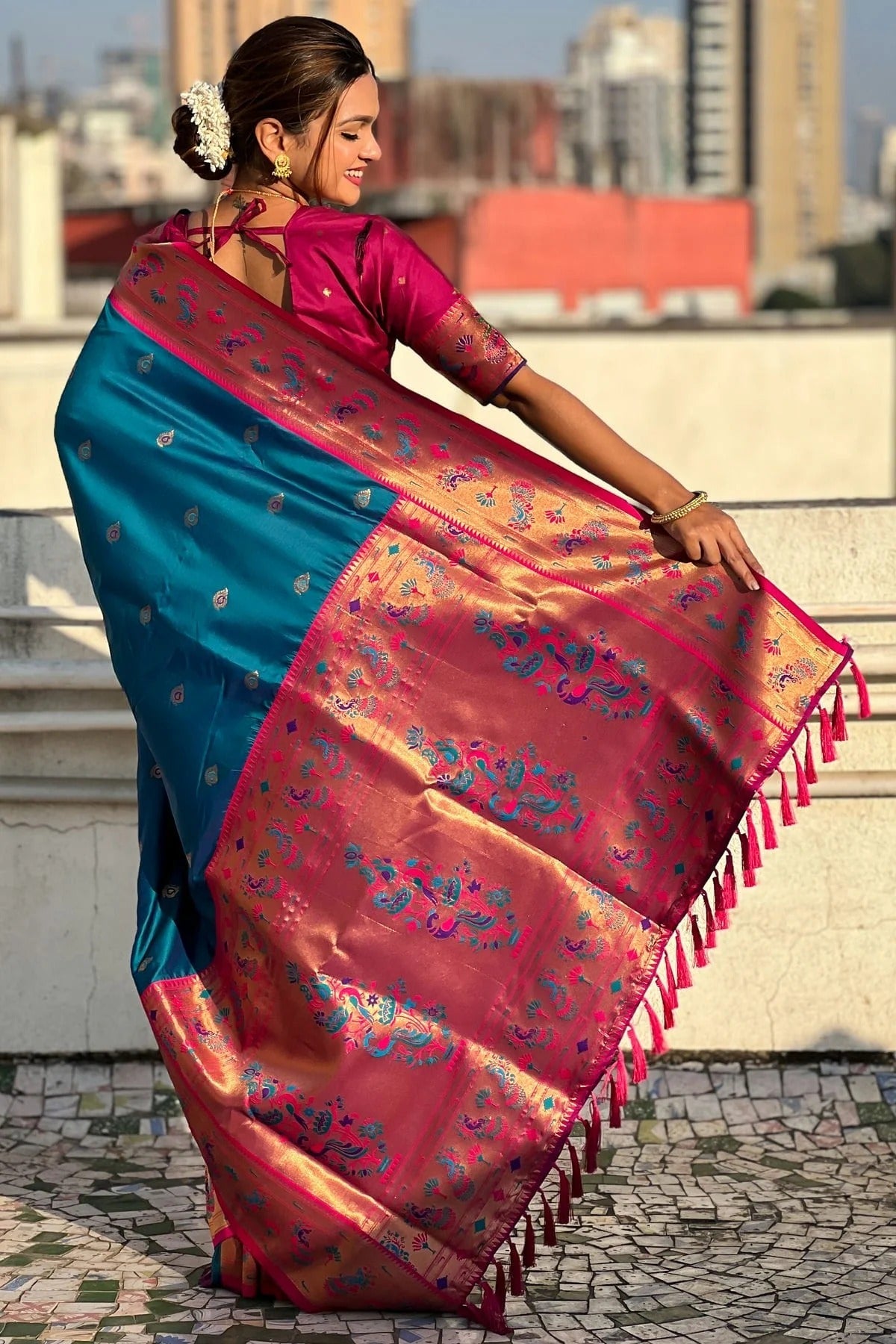 Blue Colour Soft Silk Traditional Saree SD1111778 A