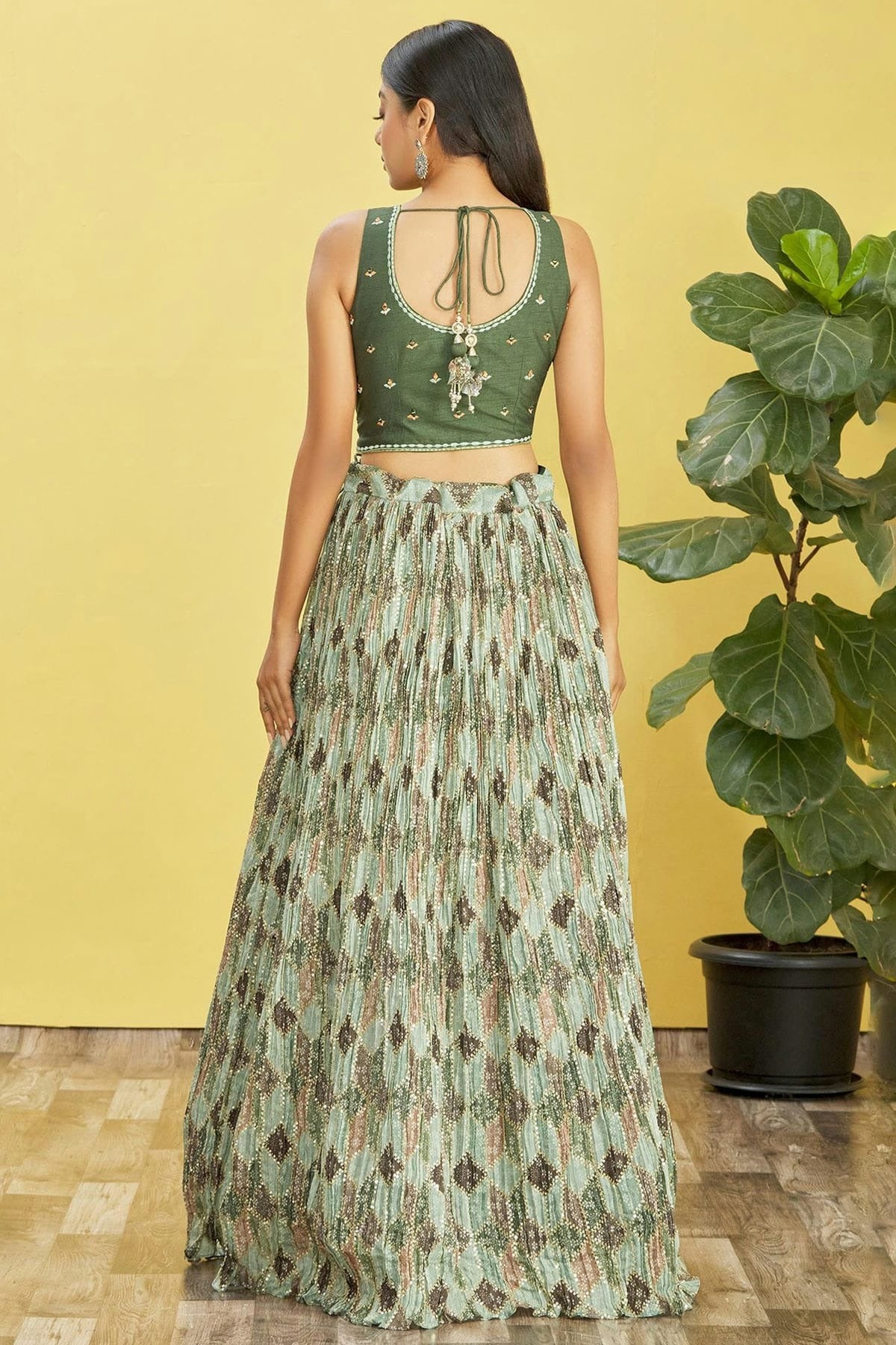 Chinnon Embroidery A Line Lehenga Choli LC1010248 A