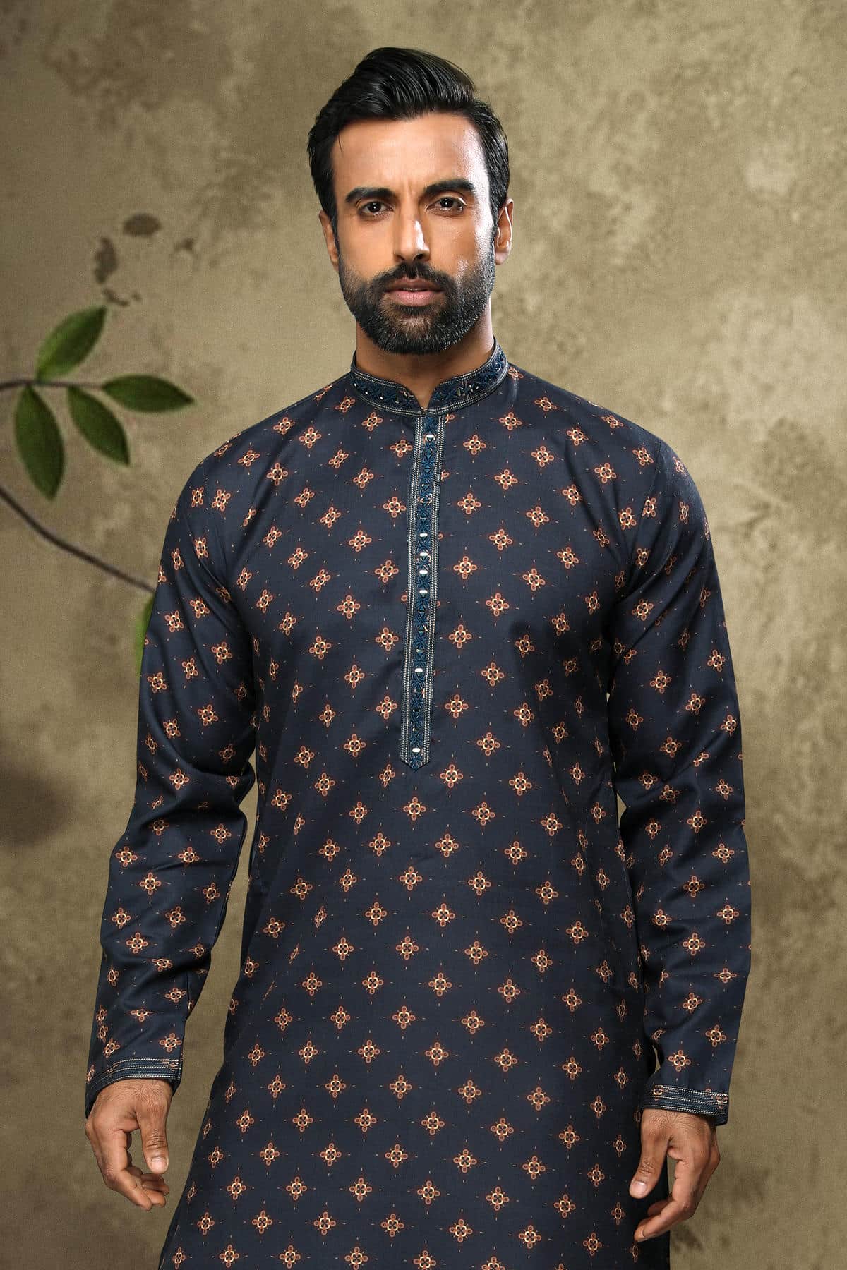 Cotton Kurta Pajama In Beige colour KP1230323 C