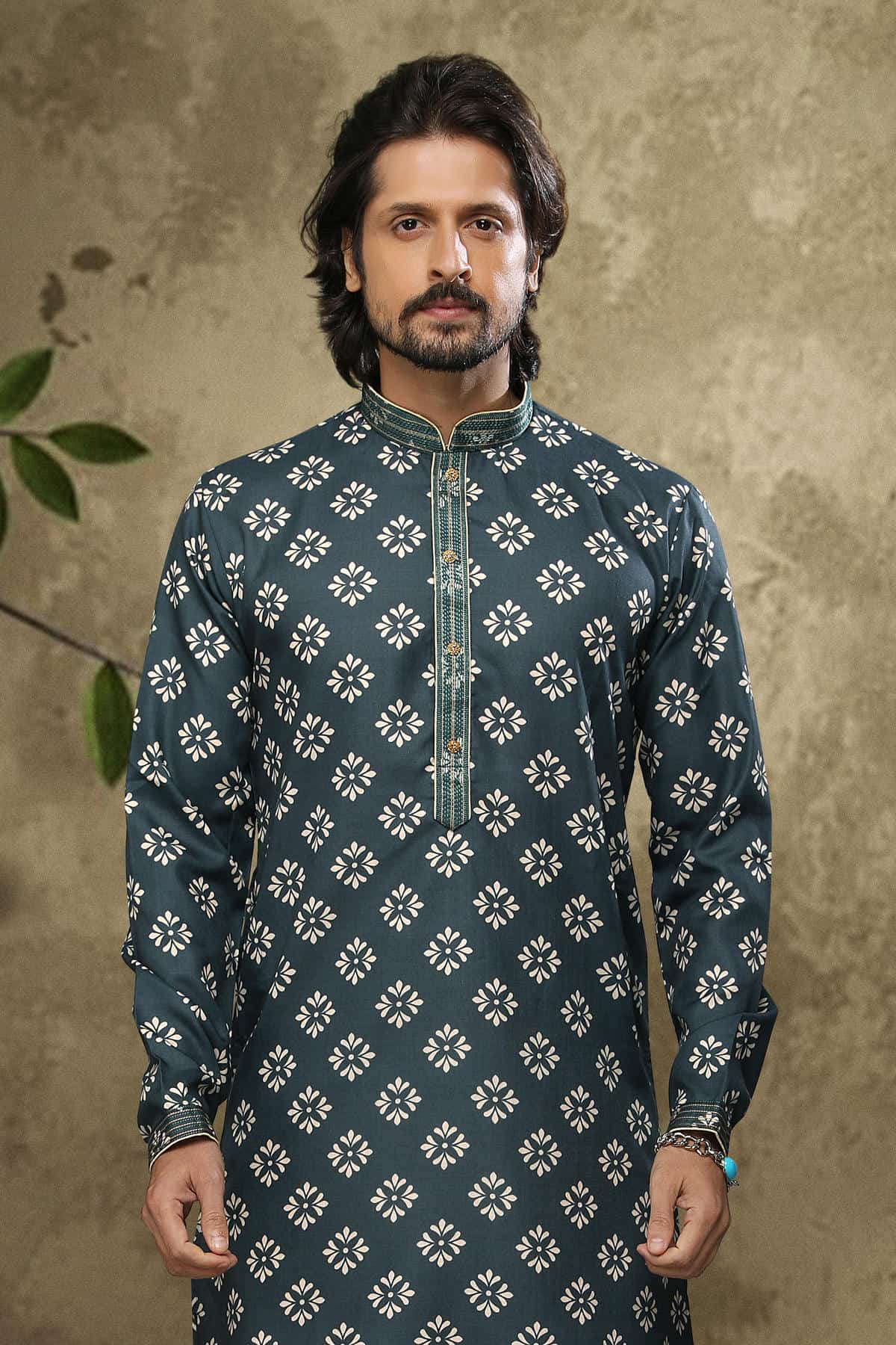 Cotton Kurta Pajama In Beige colour KP1230324 C