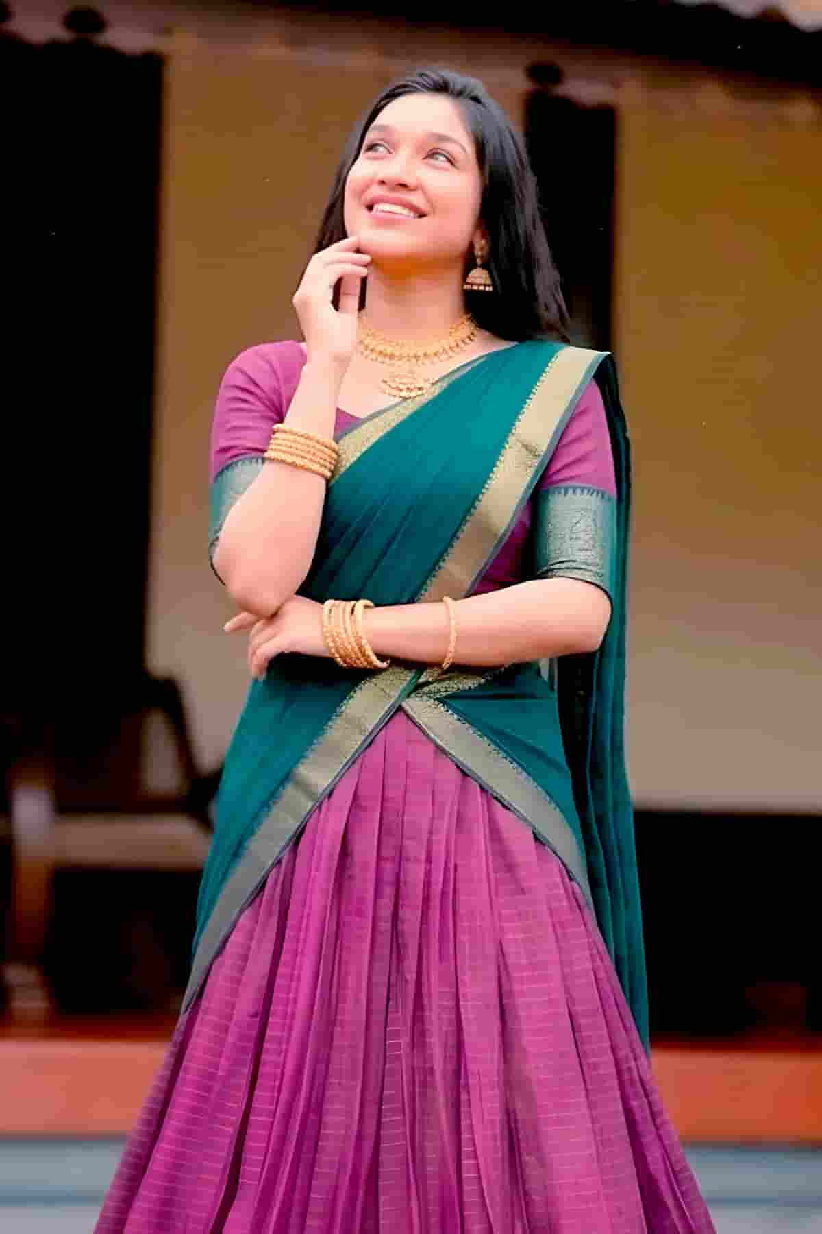 Dola Chex Zari Woven Work Stitched Lehenga In Pink Colour
