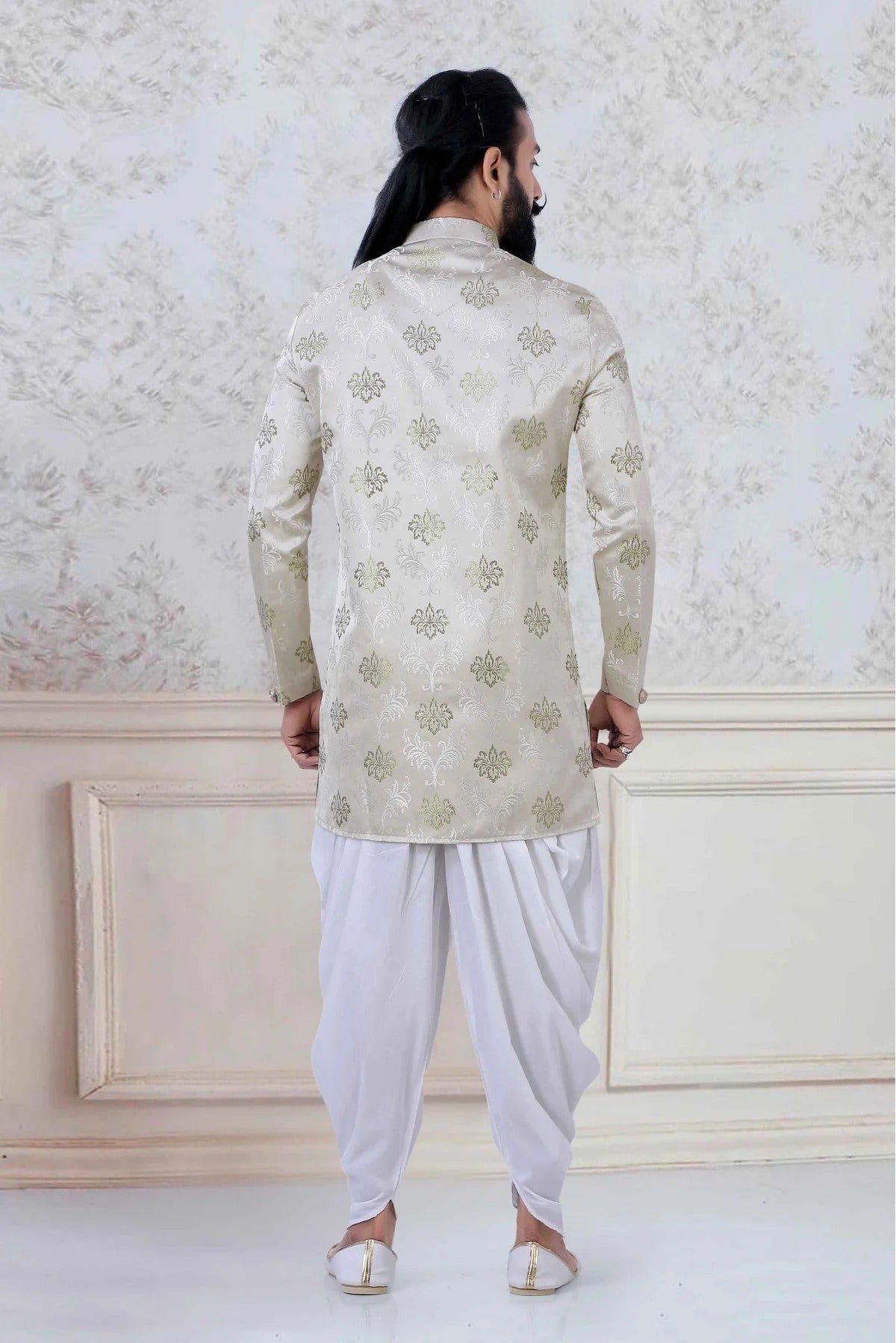 Green Colour Silk Festival Wear Dhoti Kurta KP1130066 A
