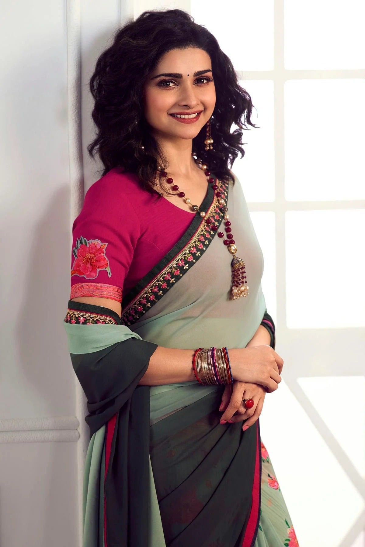Grey Colour Georgette Printed Saree SD1180057 A