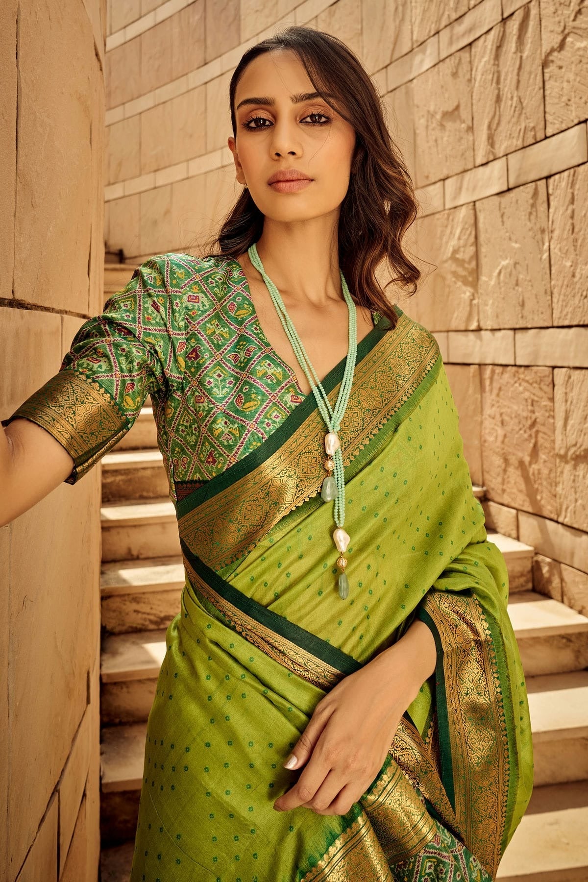 Light Green Colour Handloom Silk Saree SD1110076 A