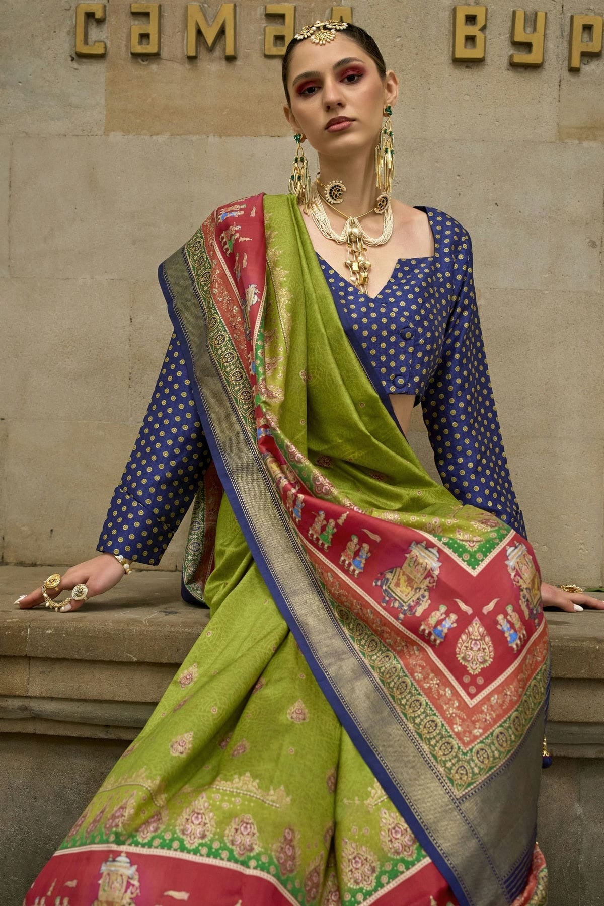 Light Green Colour Silk Traditional Saree SD1111920 A