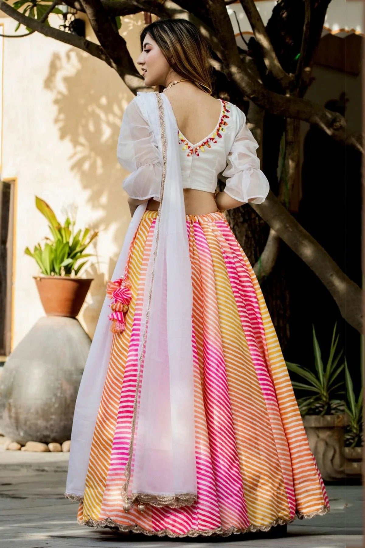 Multicolour Art Silk Lehenga Choli LC1010298 1