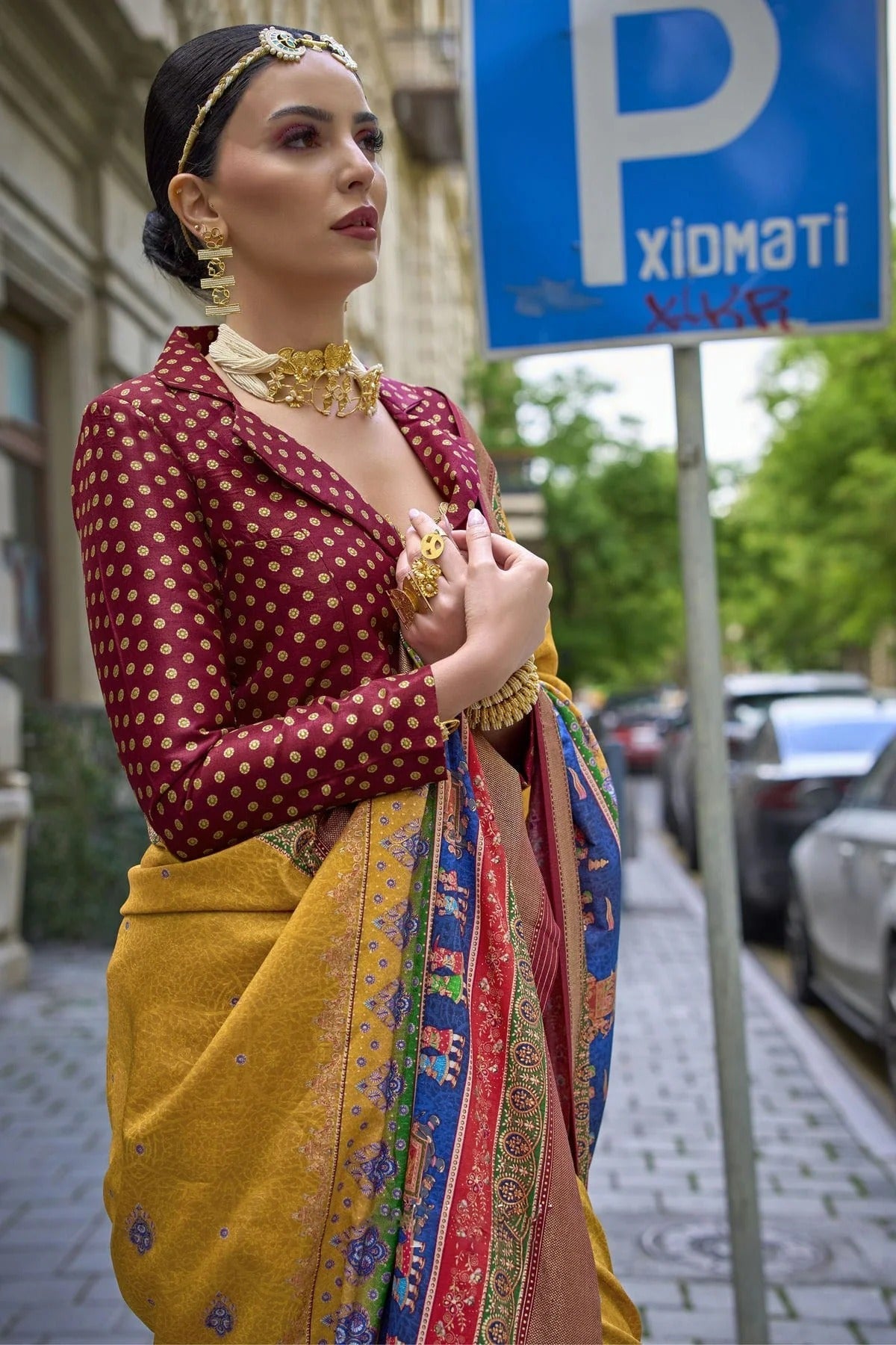 Mustard Colour Silk Traditional Saree SD1111924 A