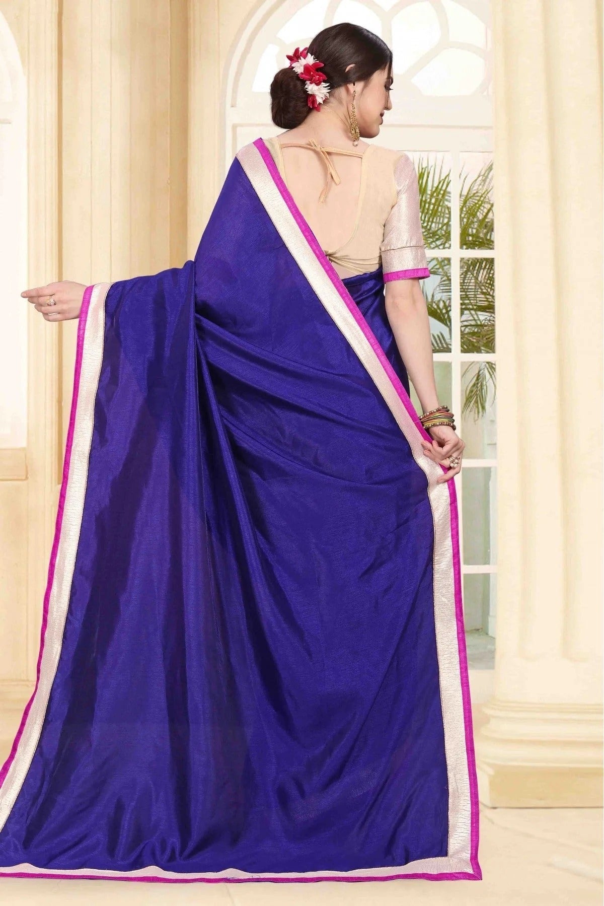 Navy Blue Colour Art Silk Saree SD1120476 A