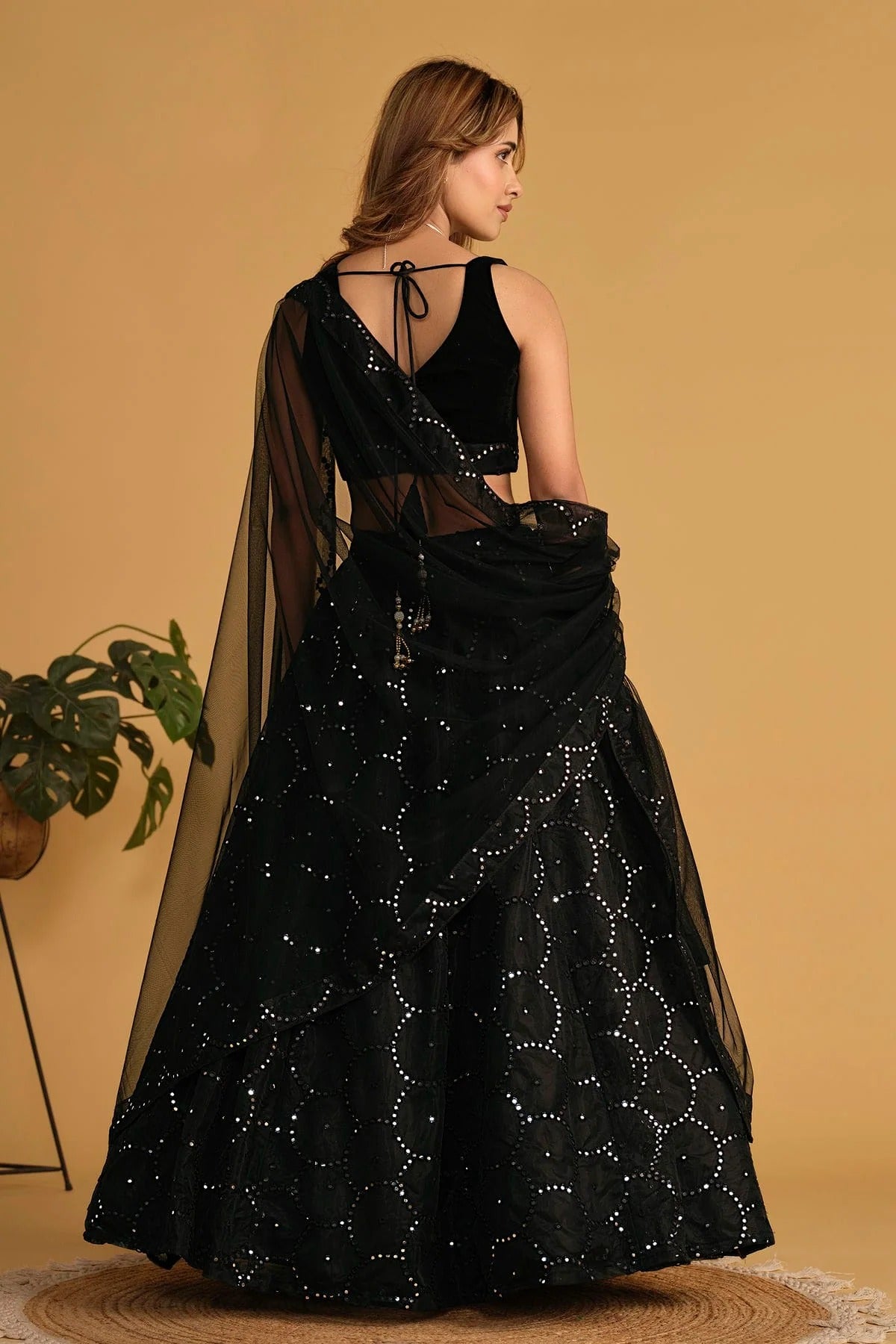 Organza Net Embroidery A Line Lehenga Choli LC1010234 A