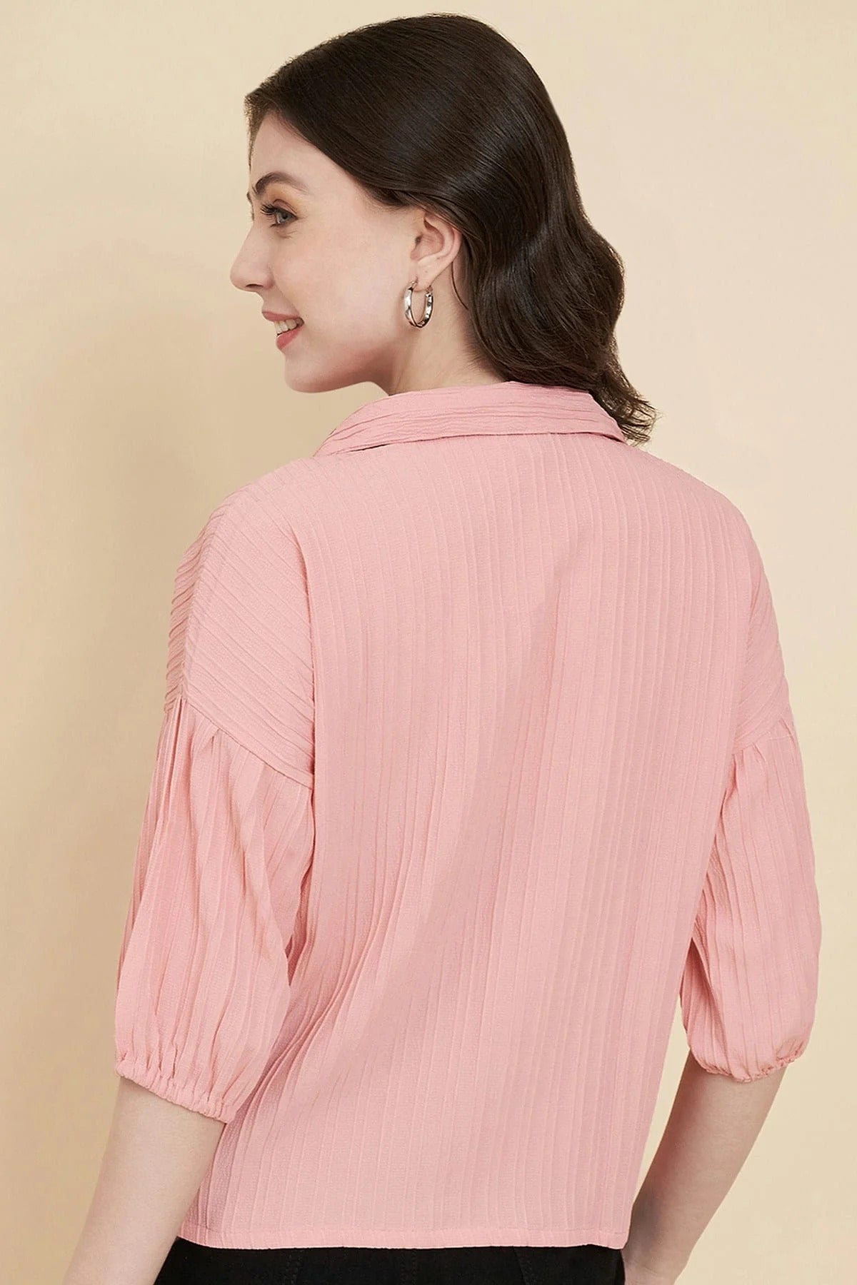 Pink Colour Boxy Readymade Top TP1110827 A