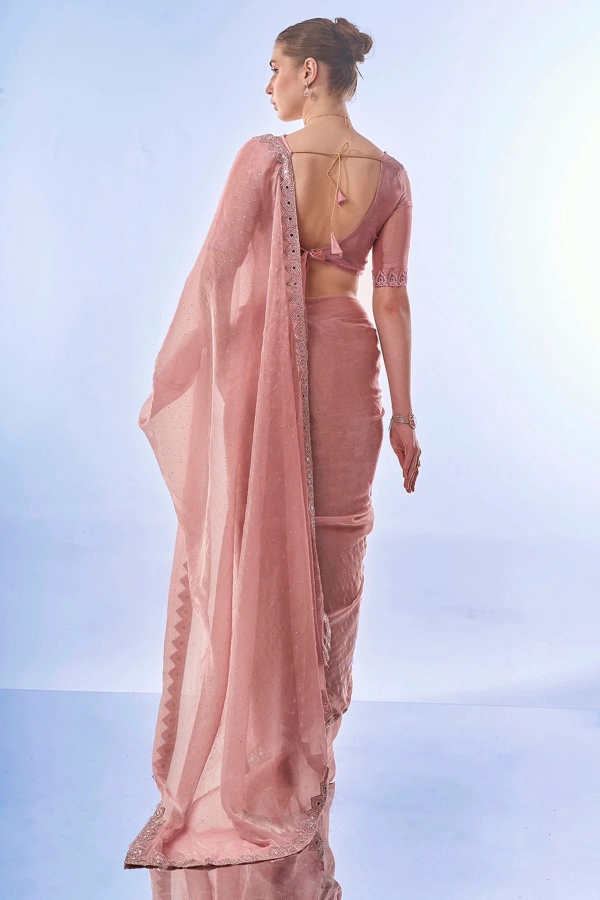 Pink Colour Burburry Saree SD1110439 A