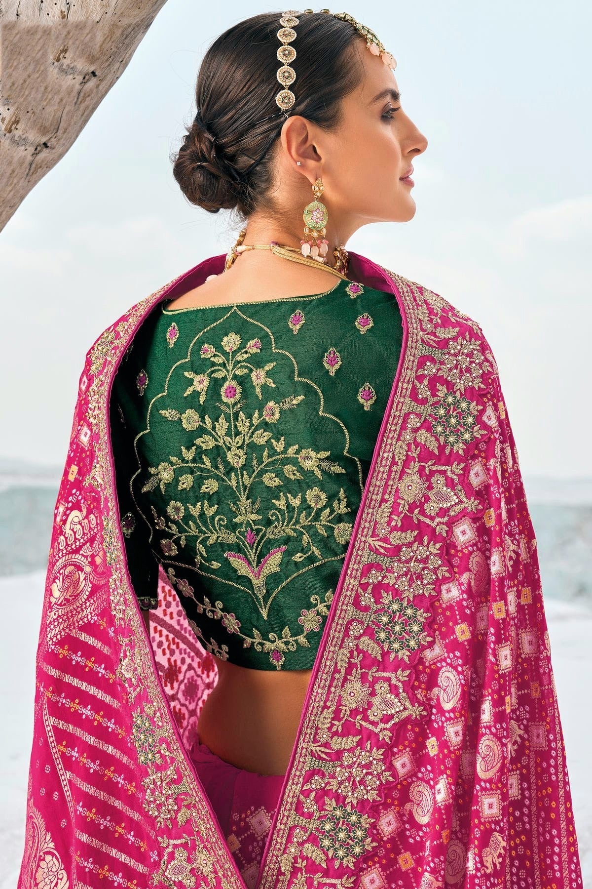 Pink Colour Georgette Designer Saree SD1290163 A