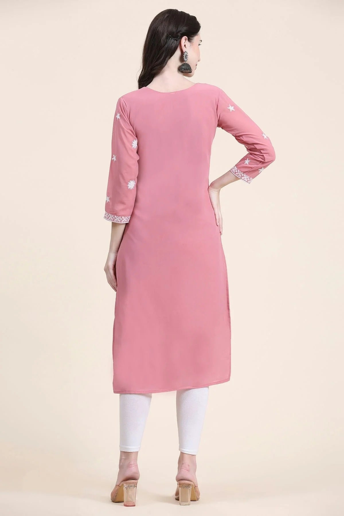 Pink Colour Georgette Kurti KR1111288 A