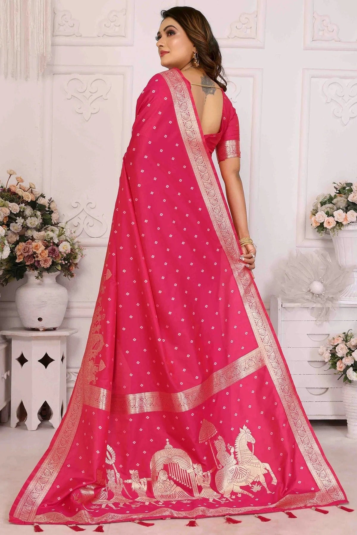 Pink Colour Kochi Silk Traditional Saree SD1113076 A