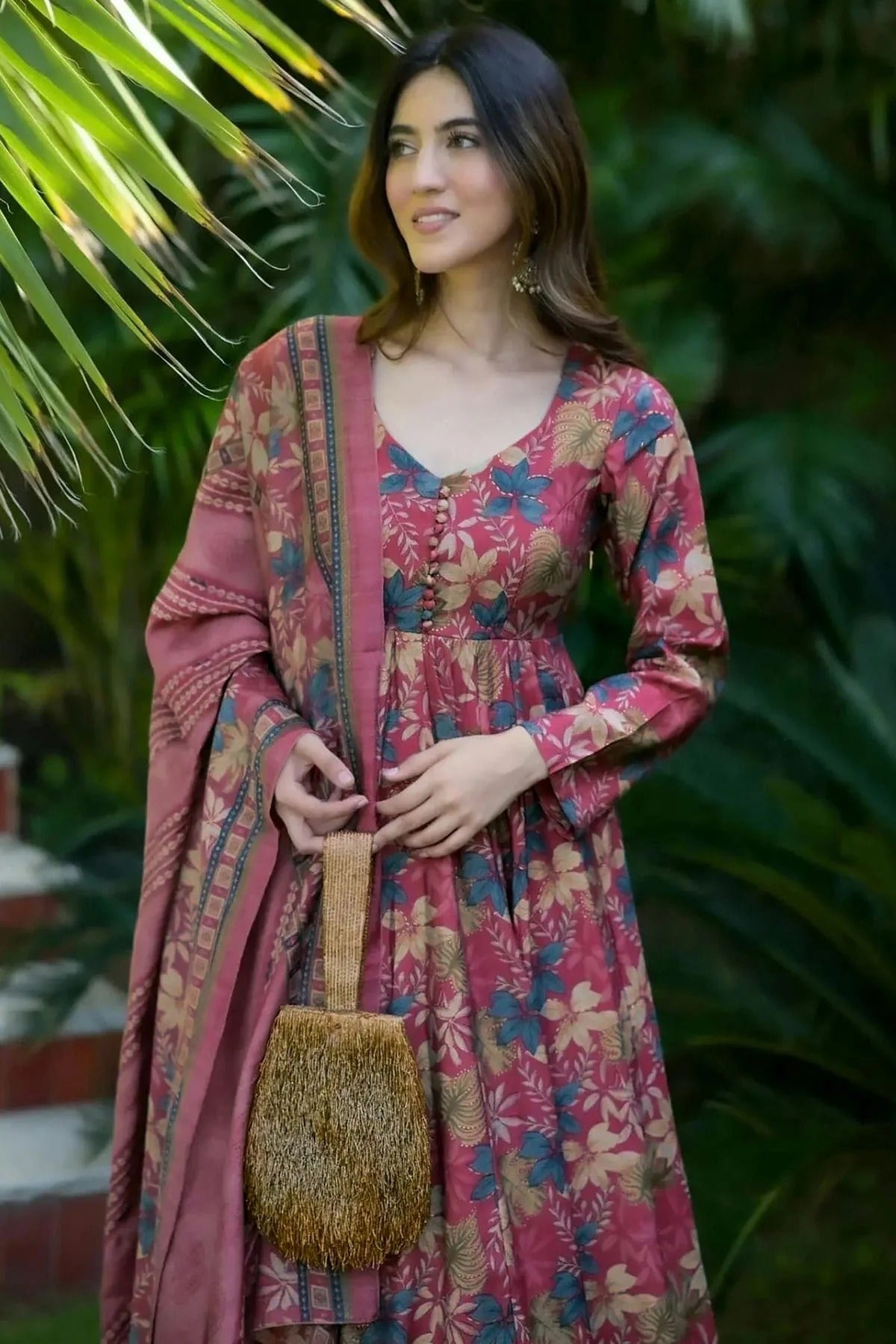 Pink Colour Muslin Stitched Salwar Suit SS1111427 A