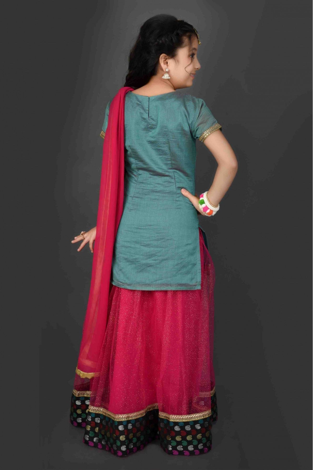 Pink Colour Net Embroidery Lehenga Suit GW1070042 A