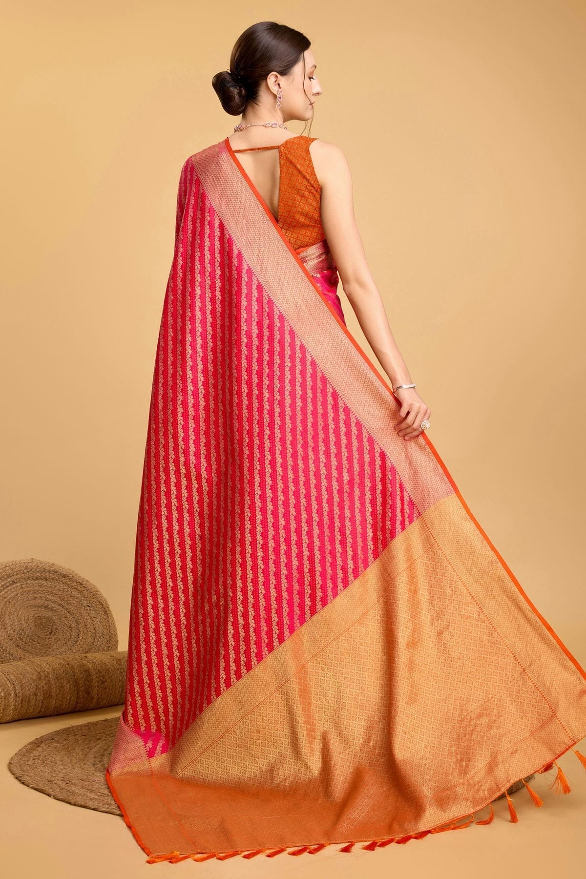 Pink Colour Patola Silk Saree SD1110029 A