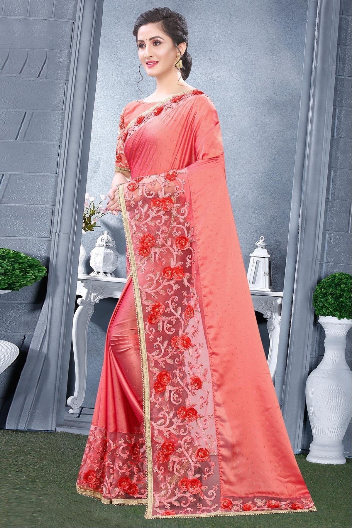 Pink Colour Rangoli Silk Traditional Saree SD1120663 A