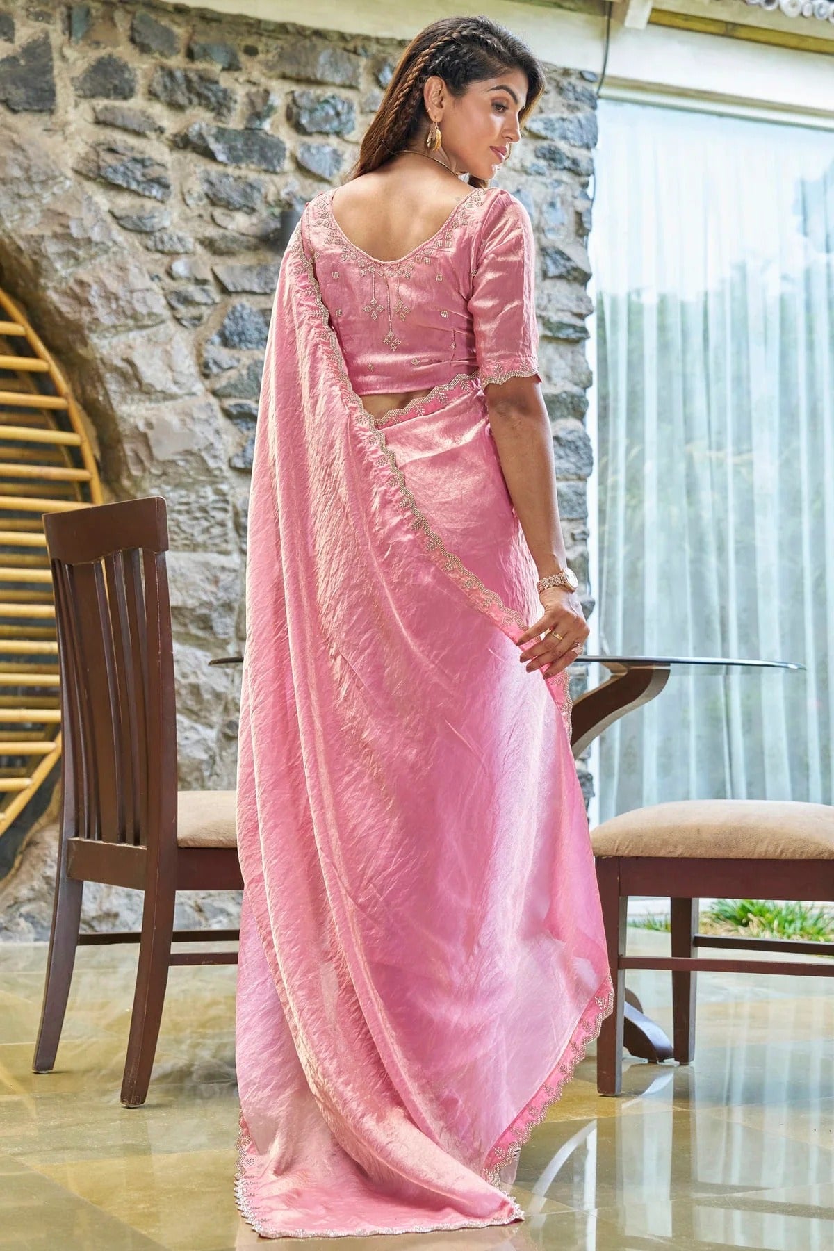 Pink Colour Silk Designer Saree SD1121906 A
