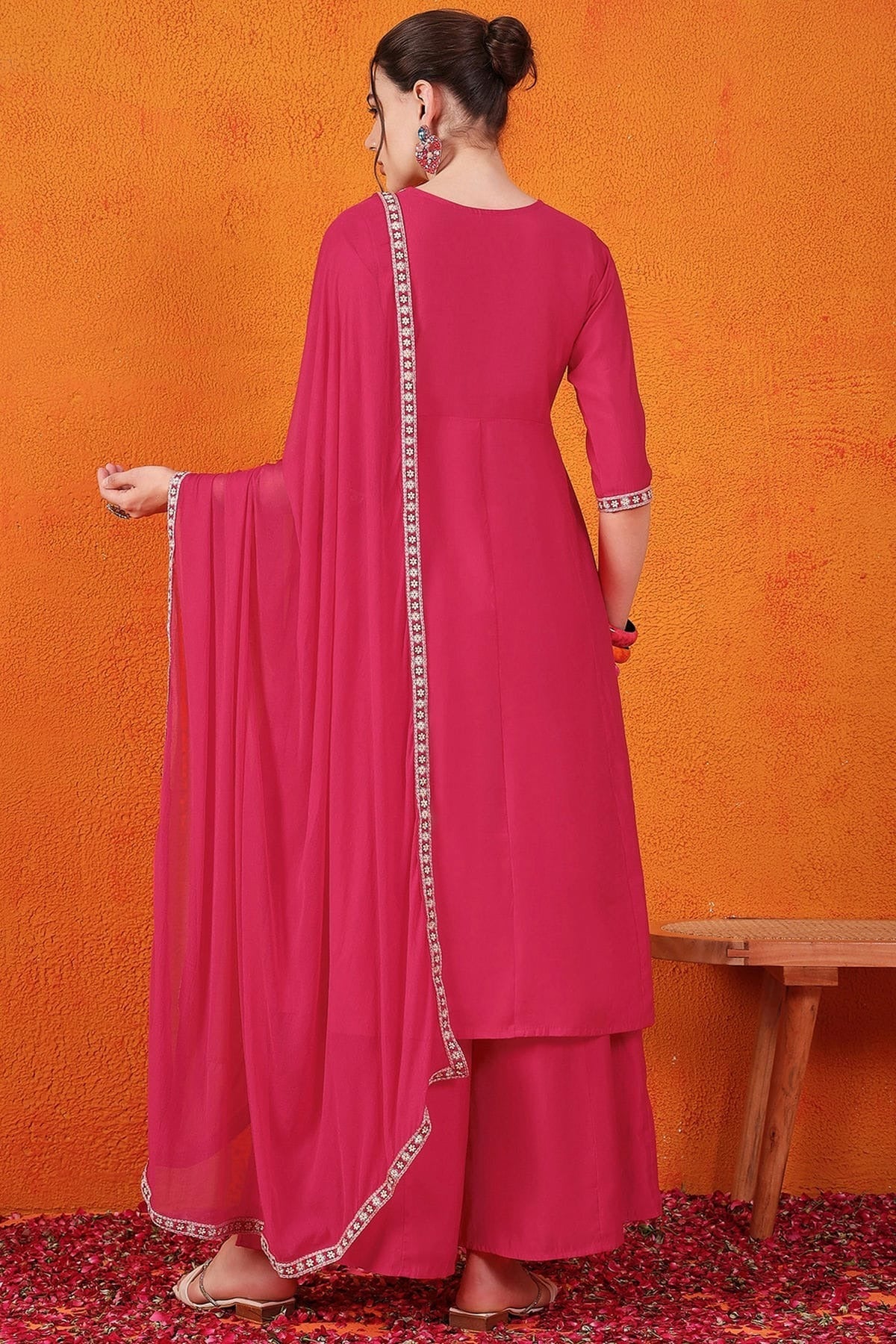 Pink Colour Silk Stitched Salwar Suit SS1111410 A