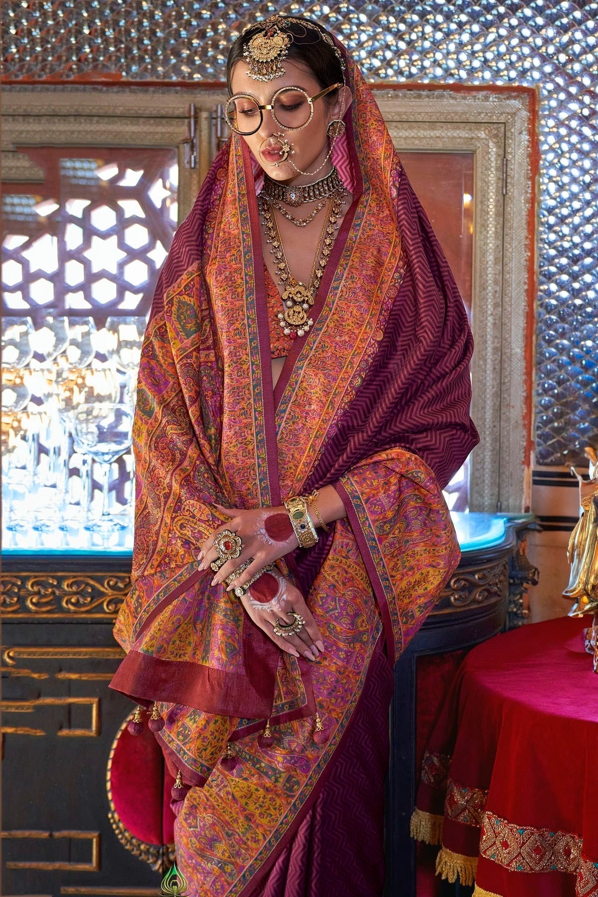 Pink Colour Silk Traditional Saree SD1290174 A