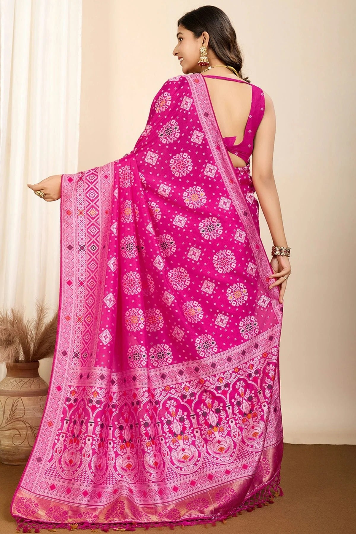 Pink Colour Soft Silk Traditional Saree SD1112696 A
