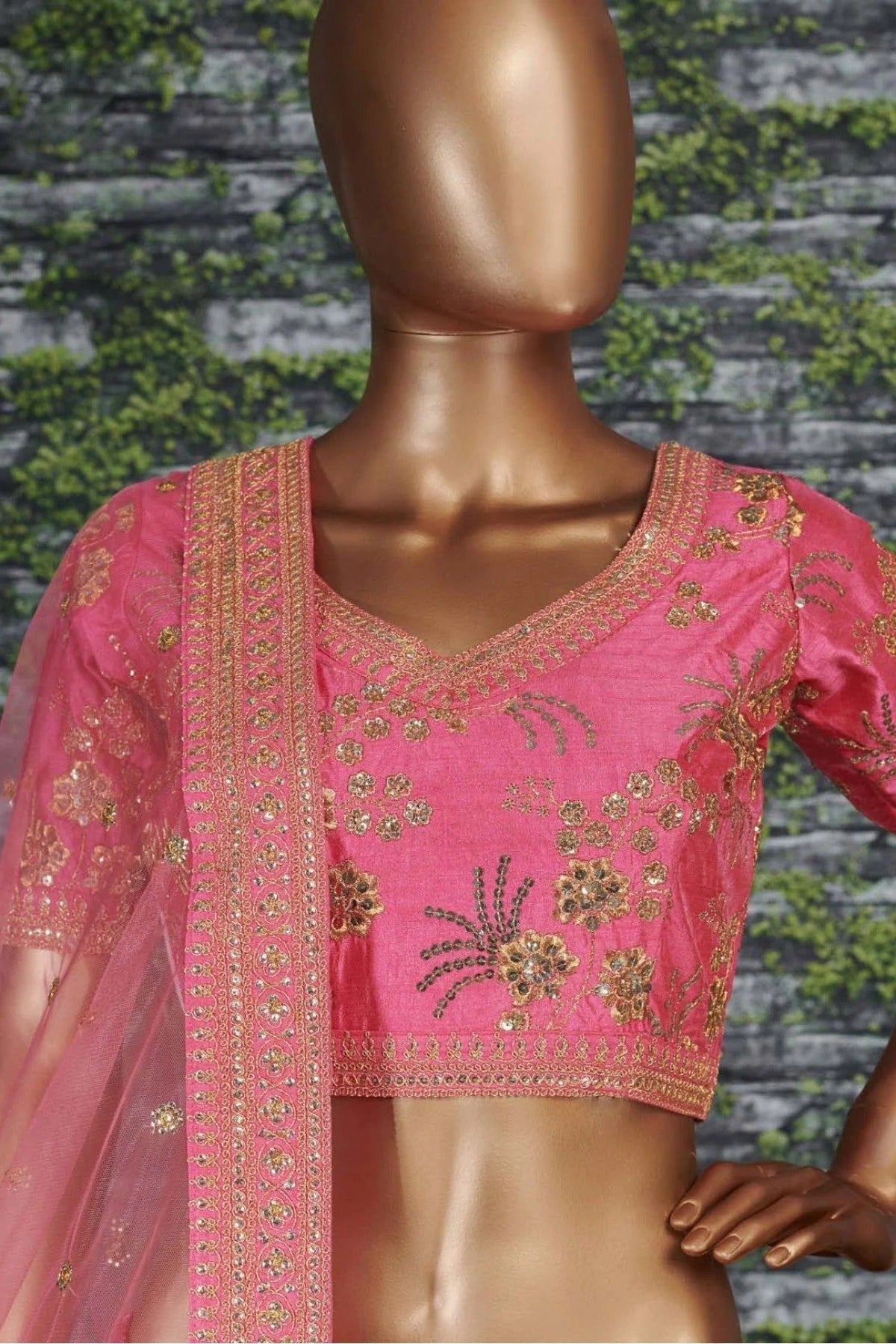 Pink Colour Thai Silk Lehenga Choli LC1010058 C