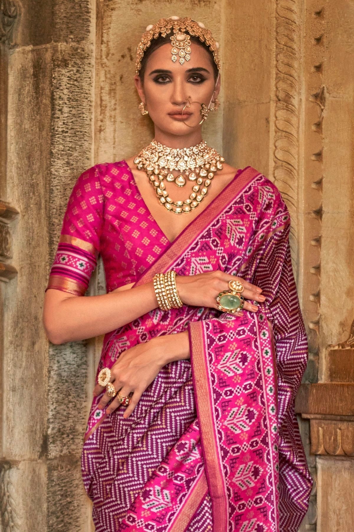 Purple Colour Banarasi Silk Saree SD1110262 A