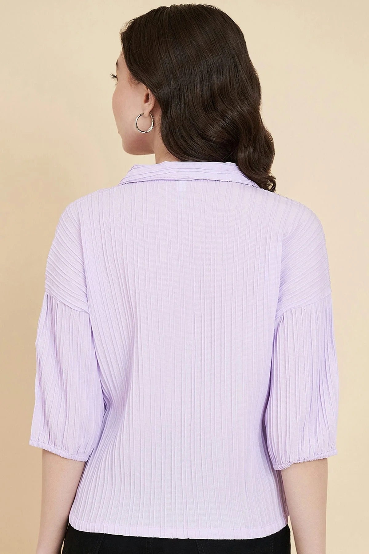 Purple Colour Boxy Readymade Top TP1110826 A