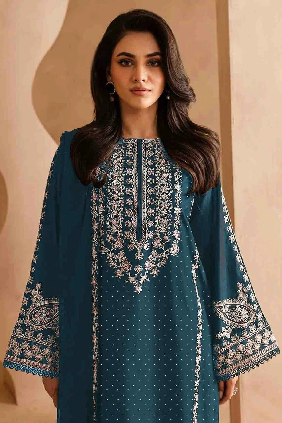 Rama Green Colour Faux Georgette Pakistani Suit SM1140809 A