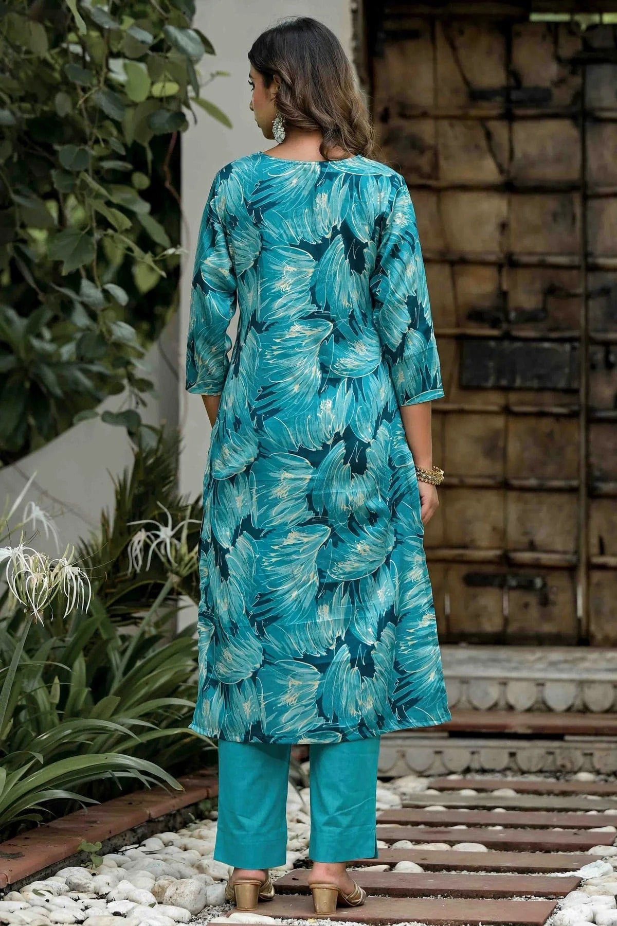 Sky Blue Colour Jam Cotton Stitched Pant Style Suit SS1140734 A