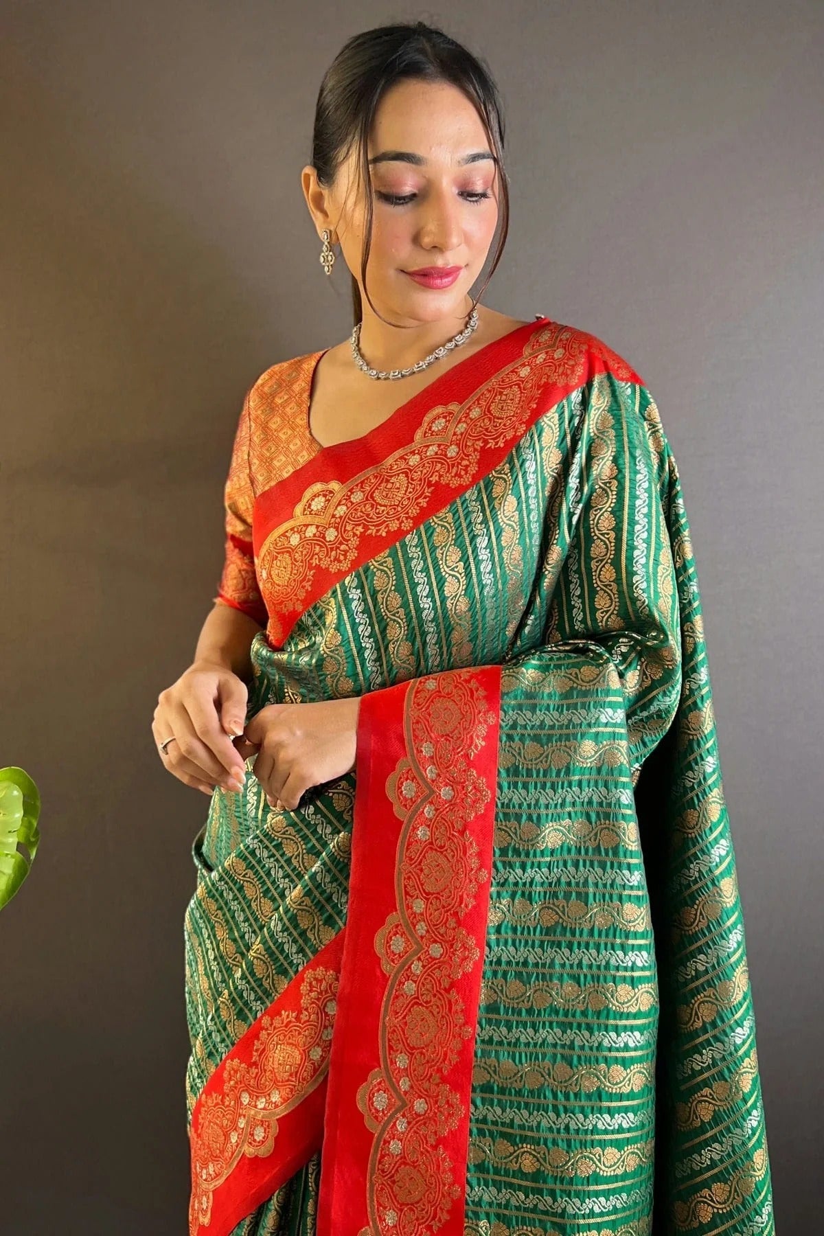 Teal Colour Silk Woven Work Saree SD1290029 A
