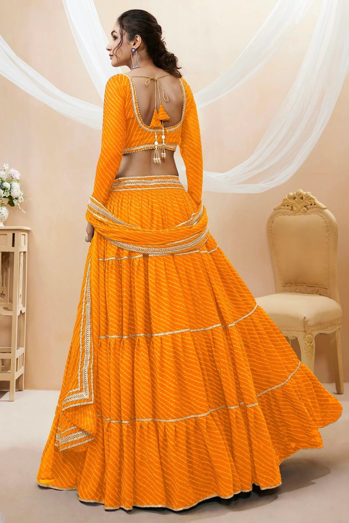 Yellow Colour Georgette Lehenga Choli LC1010281 1