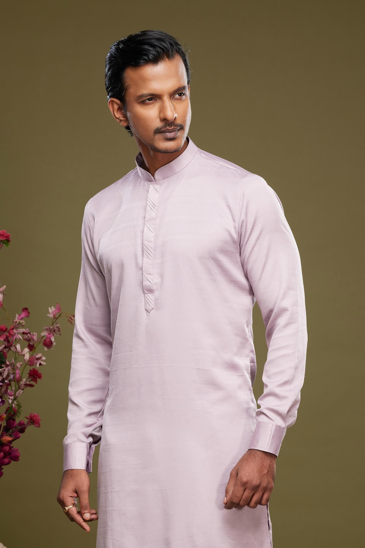 Art Banarasi Silk Kurta Pajama In Light Pink colour KP1230465 C