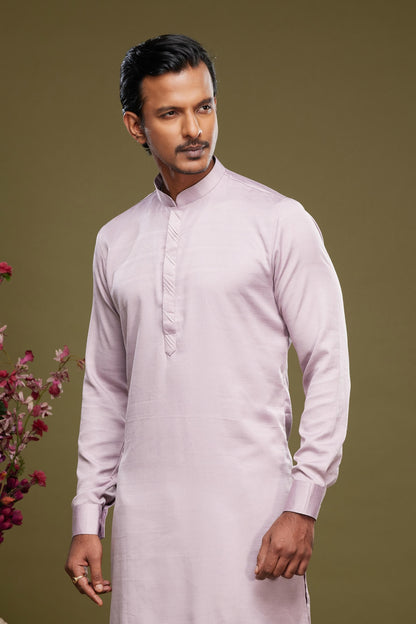 Art Banarasi Silk Kurta Pajama In Light Pink colour KP1230465 C