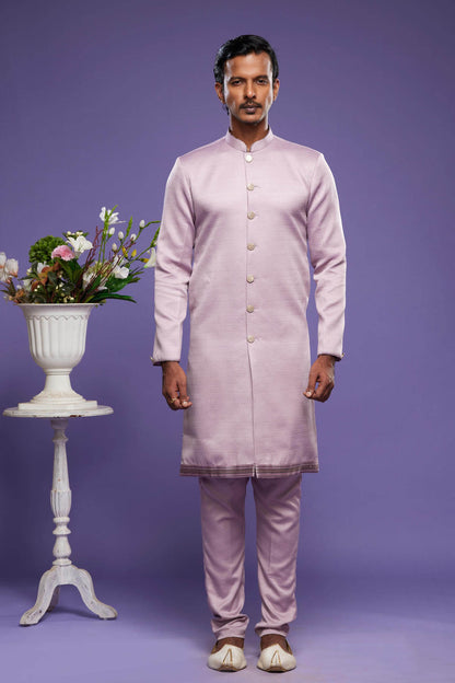 Art Banarasi Silk Kurta Pajama In Onion Pink colour KP1230460 A