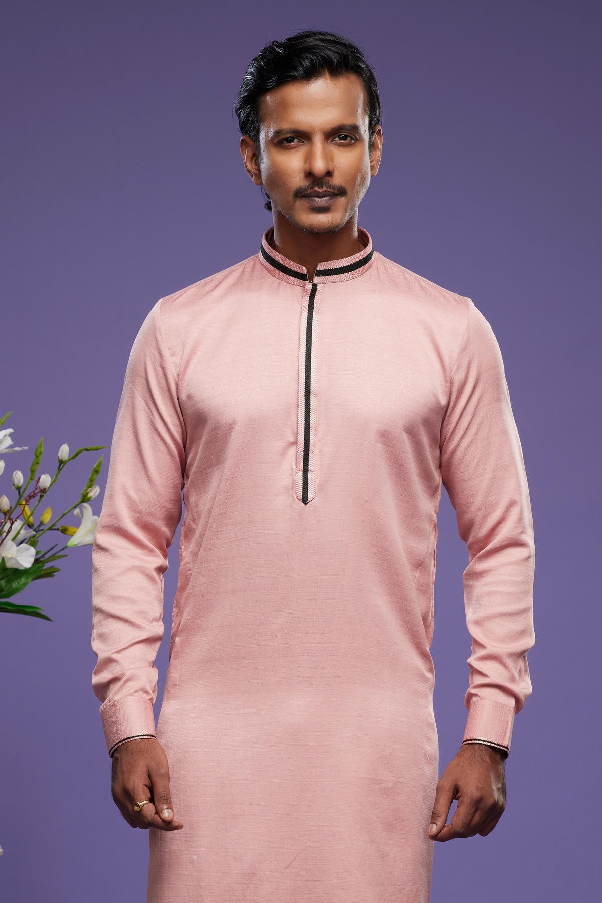 Art Banarasi Silk Kurta Pajama In Pink colour KP1230467 C