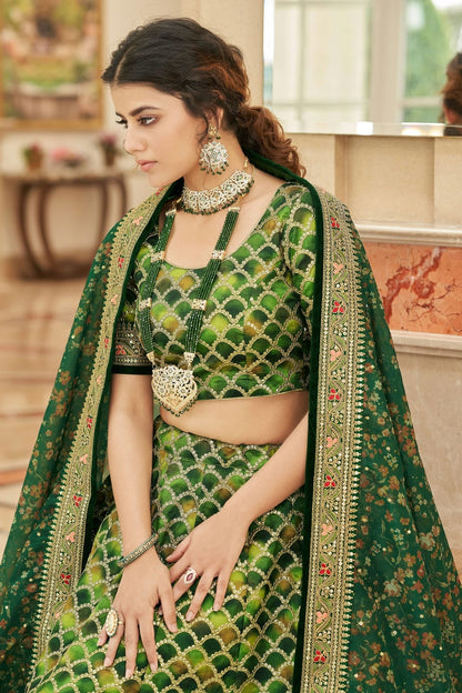 Art Silk Embroidery A Line Lehenga Choli LC1010175 A