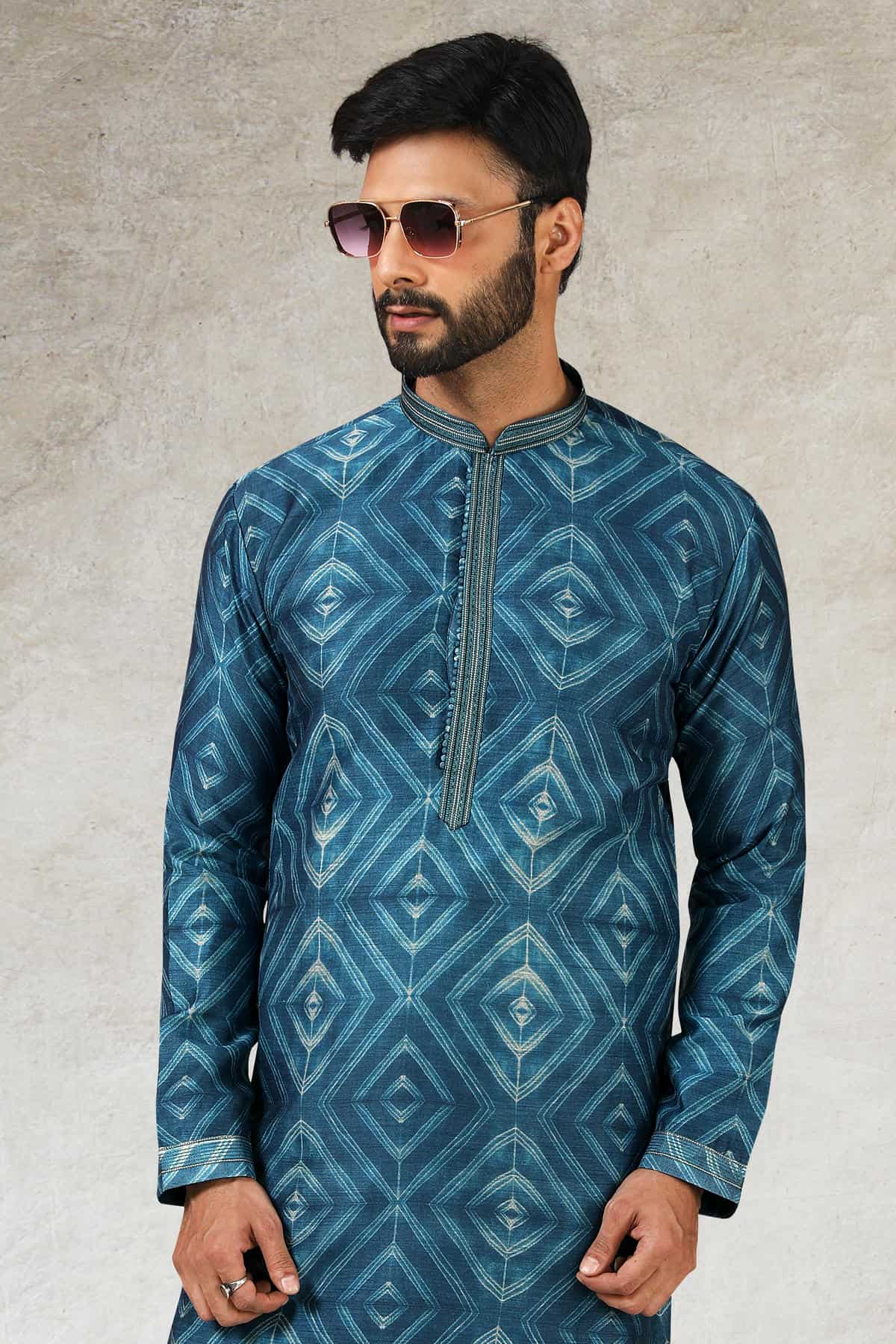 Art Silk Kurta Pajama In Beige colour KP1230286 B