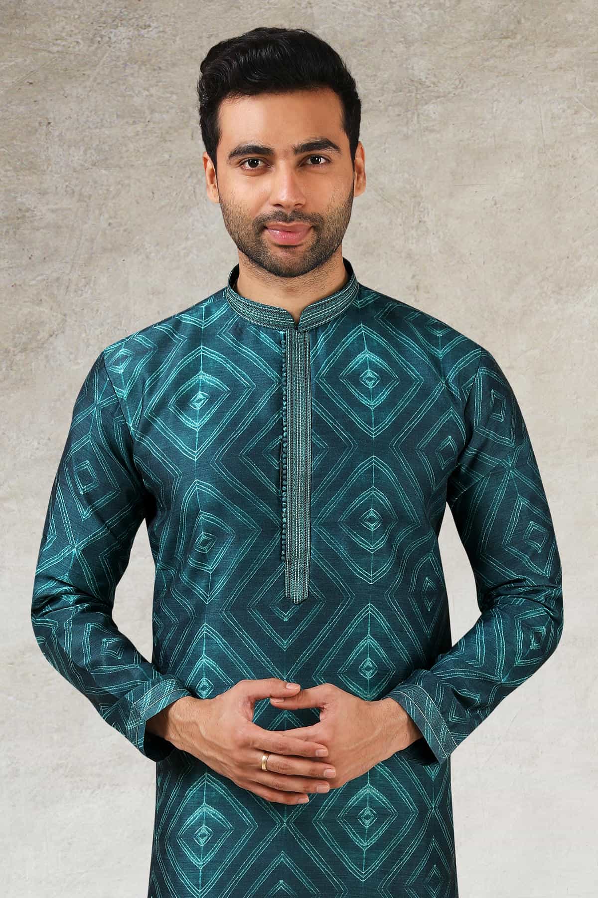 Art Silk Kurta Pajama In Beige colour KP1230288 B