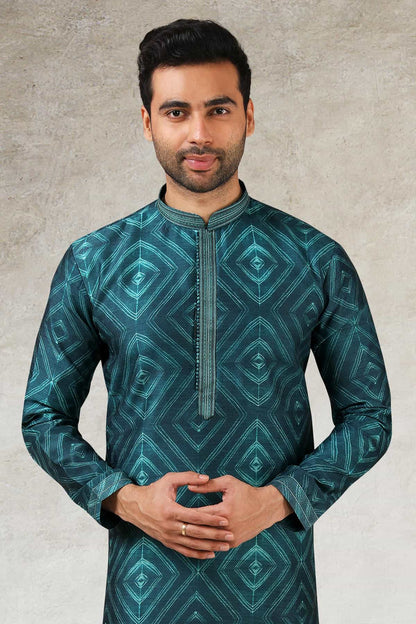 Art Silk Kurta Pajama In Beige colour KP1230288 B