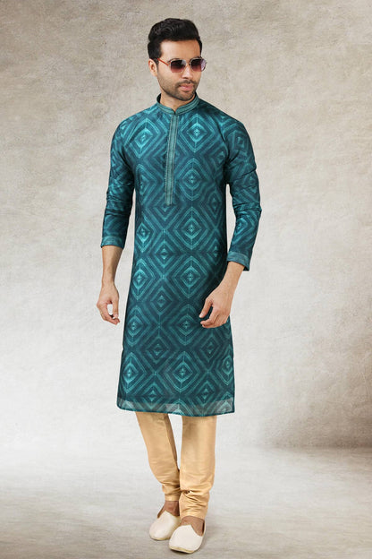 Art Silk Kurta Pajama In Beige colour KP1230288 C